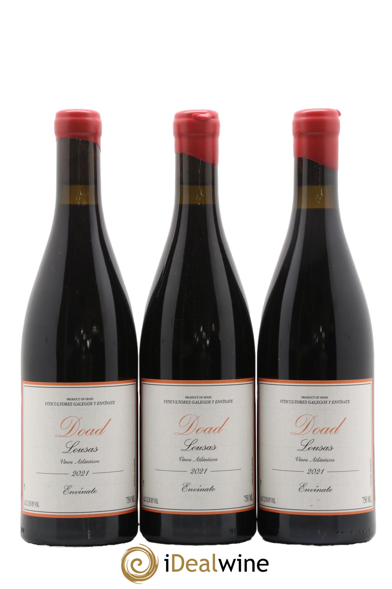 Vinos Atlánticos Lousas Parcela Doad Envinate 2021 - Lot de 3 bouteilles - 0