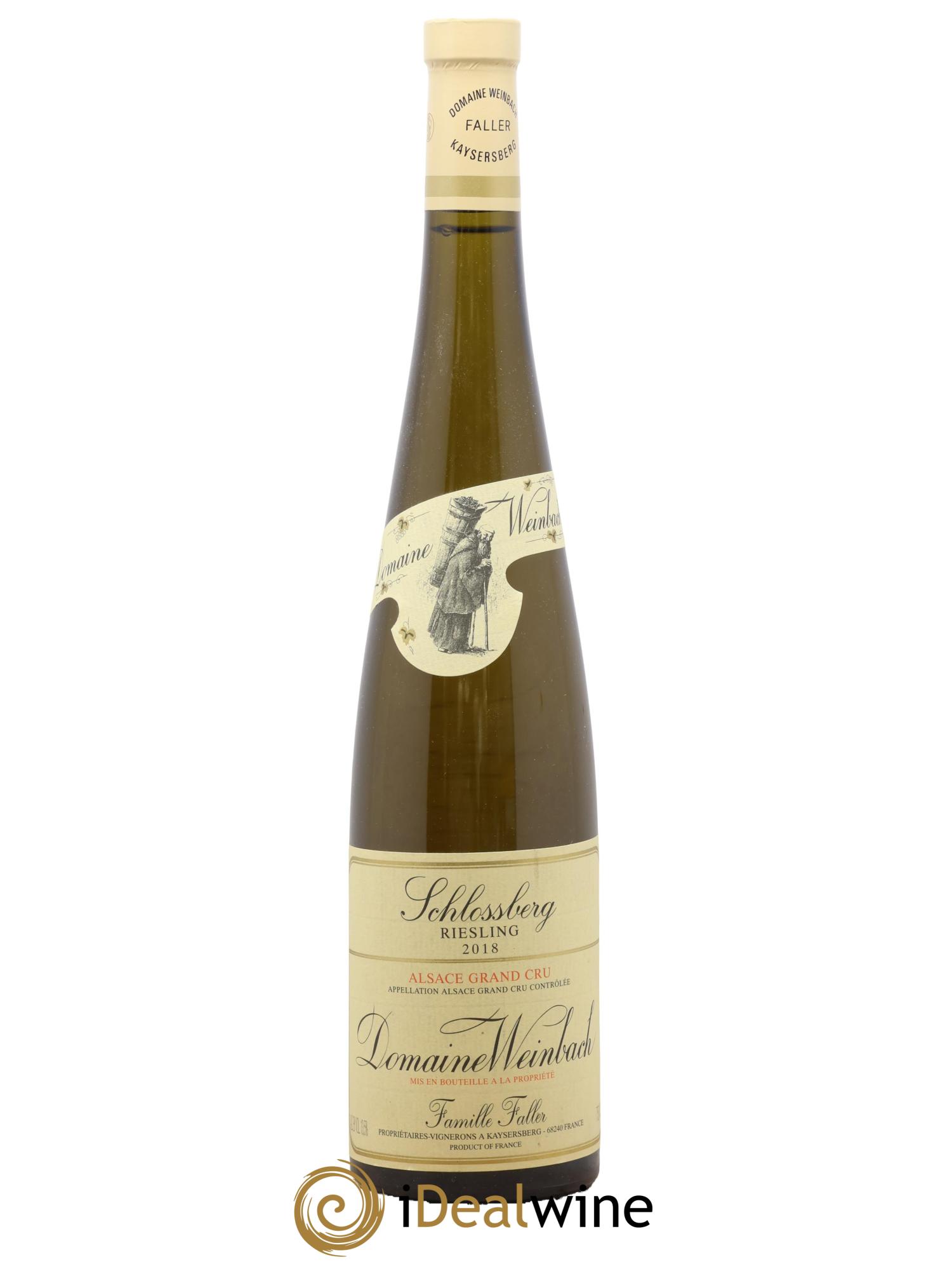 Alsace Grand Cru Schlossberg Riesling Weinbach (Domaine) 2018 - Lot of 1 bottle - 0