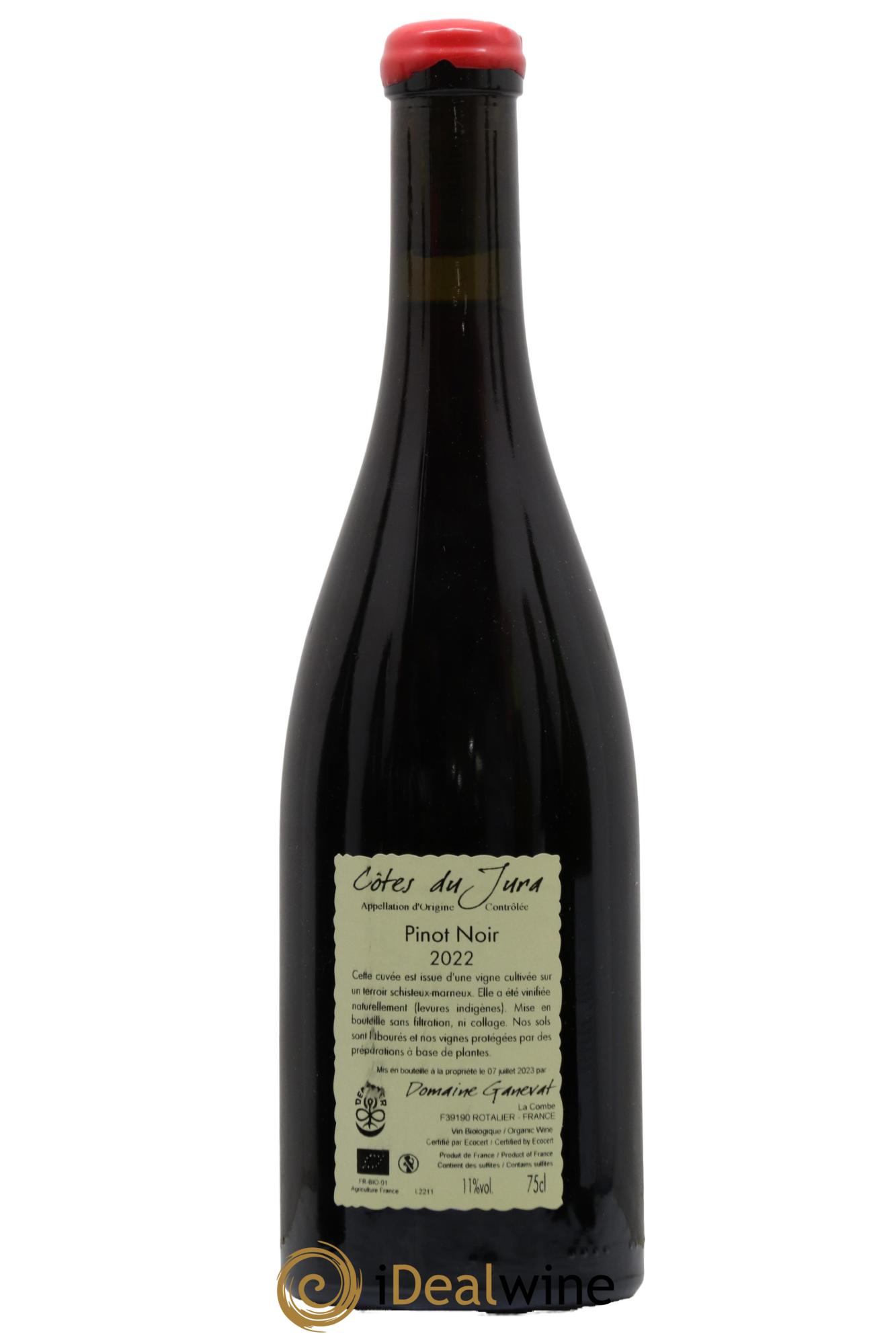 Côtes du Jura Pinot Noir En Billat  Jean-François Ganevat (Domaine) 2022 - Lot de 1 bouteille - 1