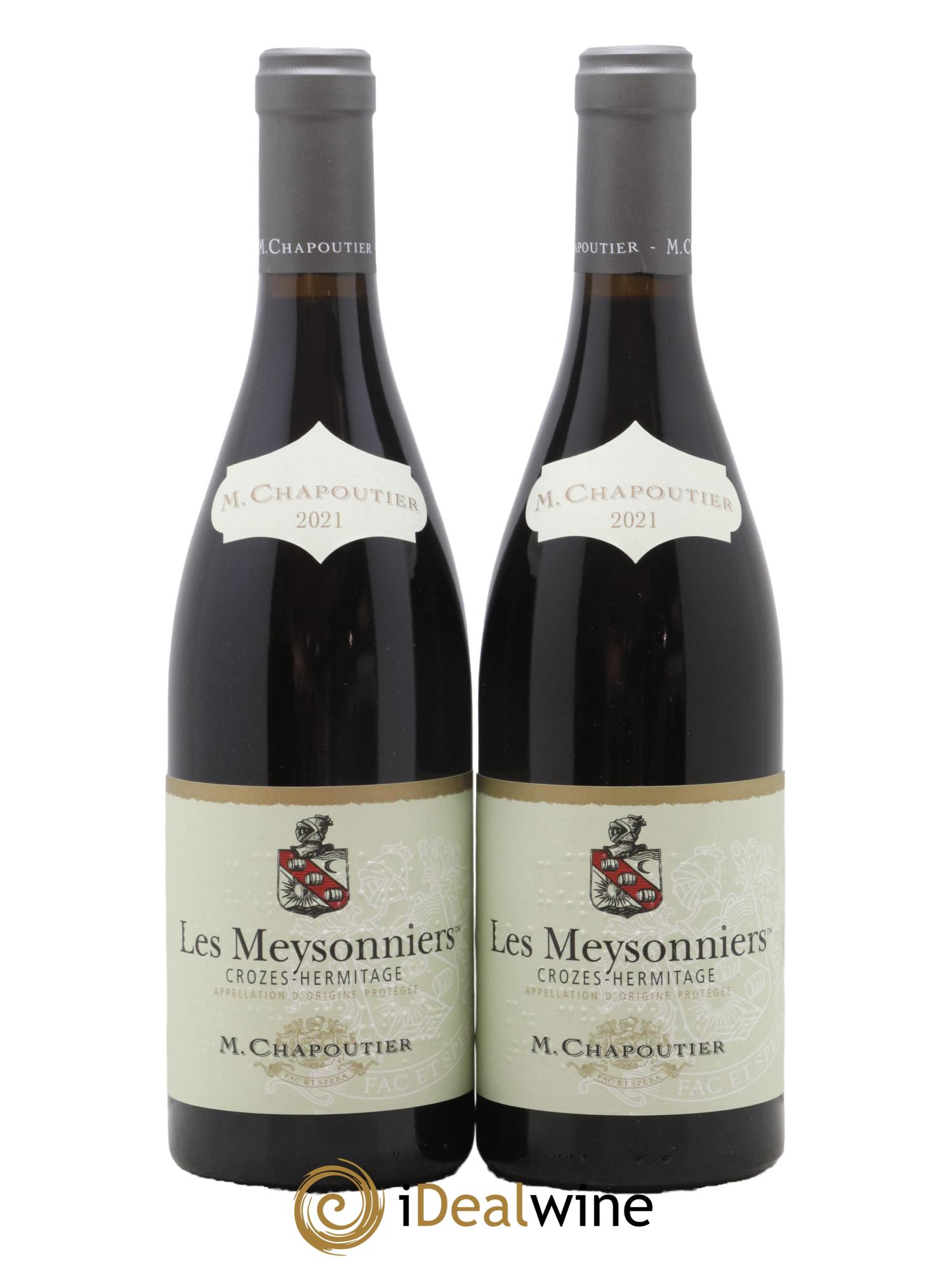 Crozes-Hermitage Les Meysonniers Chapoutier 2021 - Lot de 2 bouteilles - 0