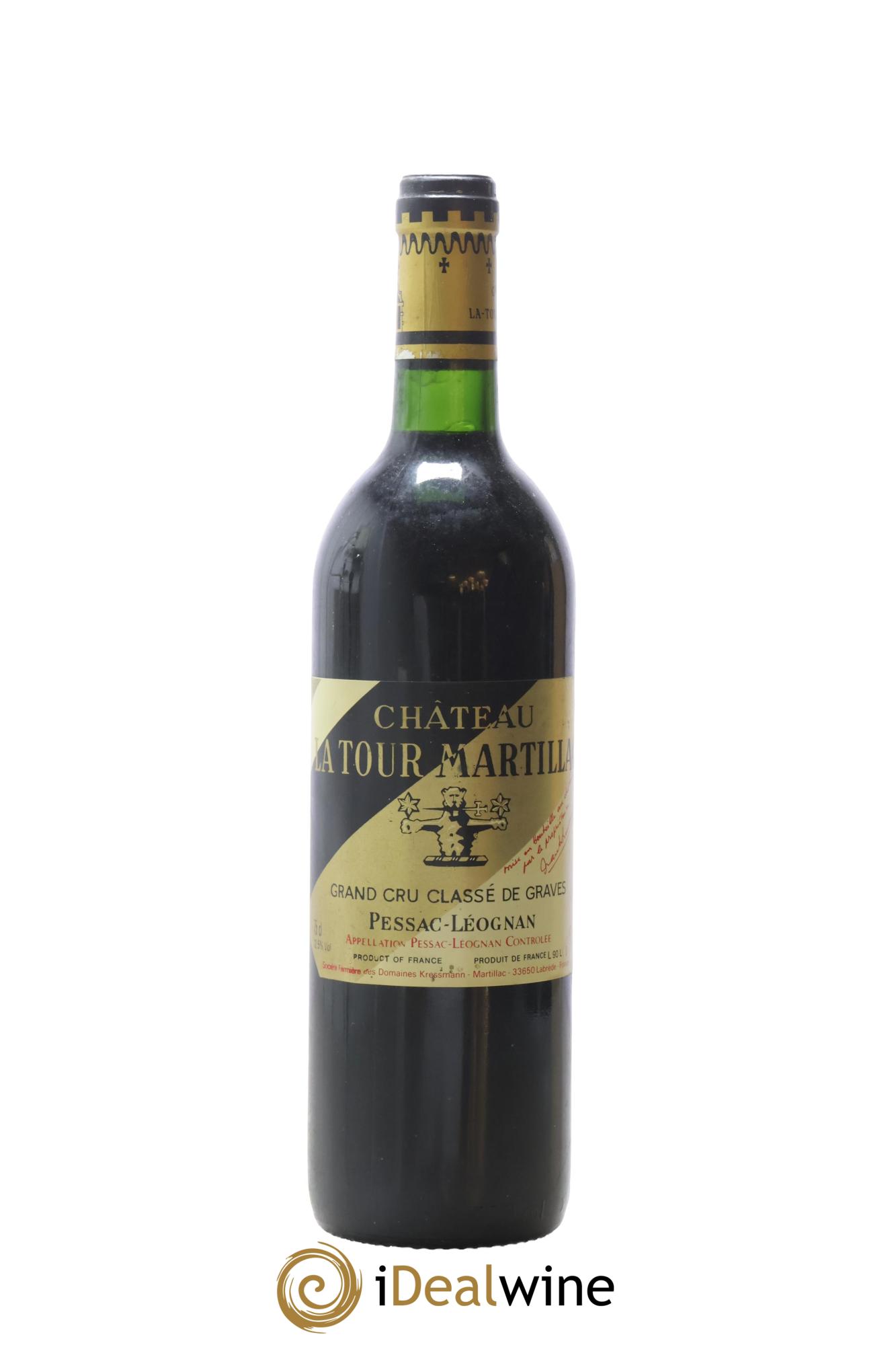 Château Latour-Martillac Cru Classé de Graves 1990 - Lot of 1 bottle - 0