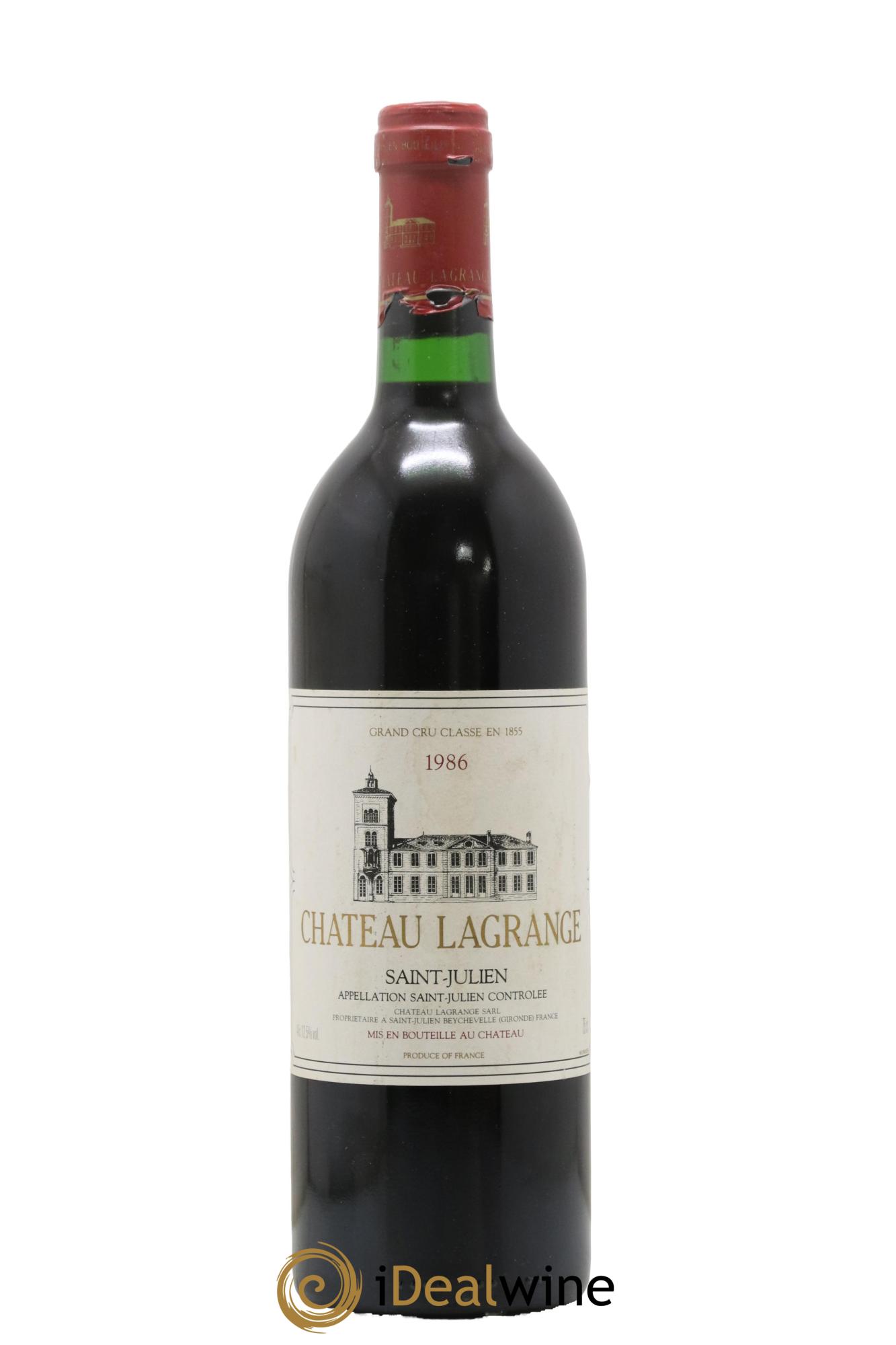 Château Lagrange 3ème Grand Cru Classé 1986 - Lot de 1 bouteille - 0