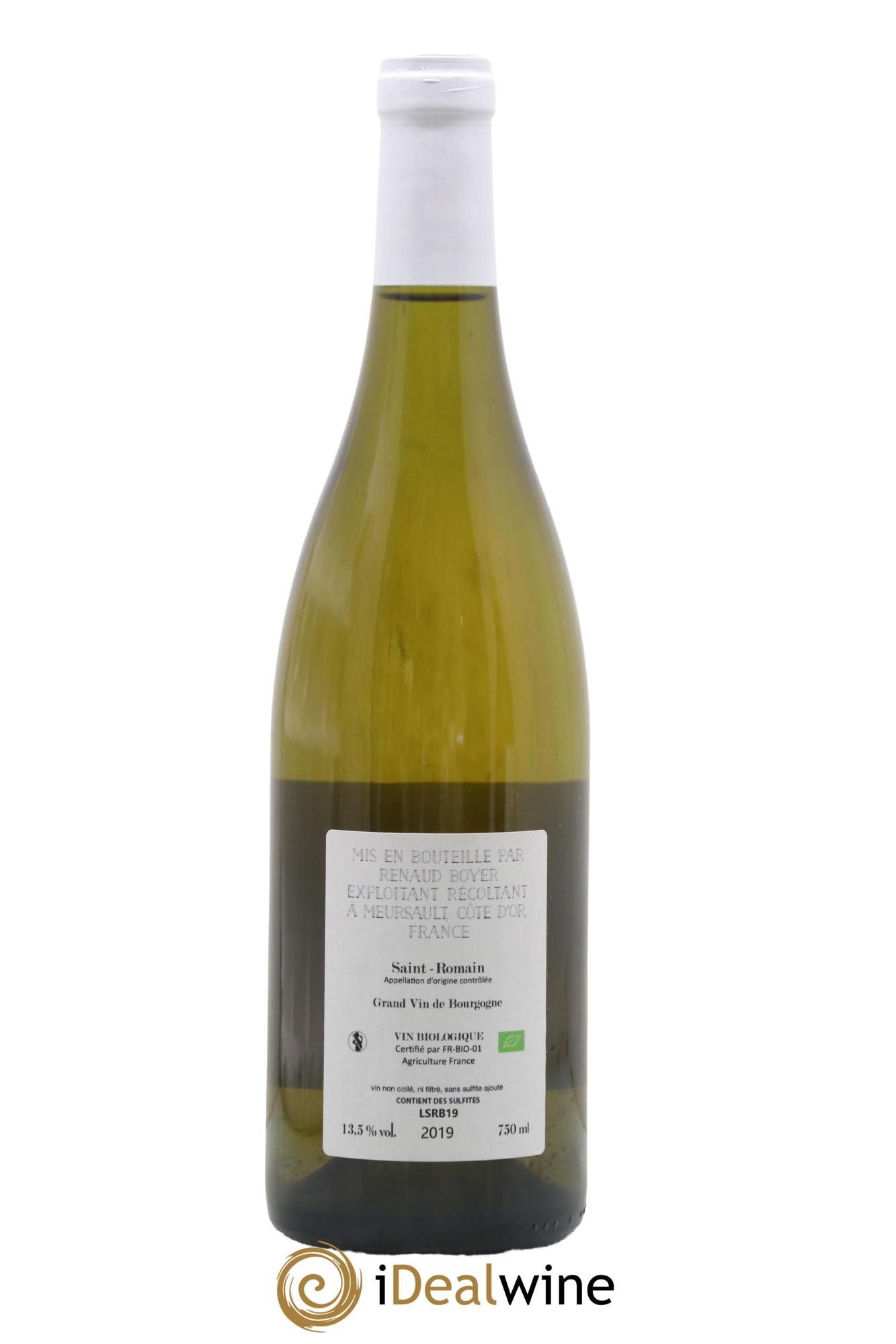 Saint-Romain Renaud Boyer 2019 - Lot de 1 bouteille - 1