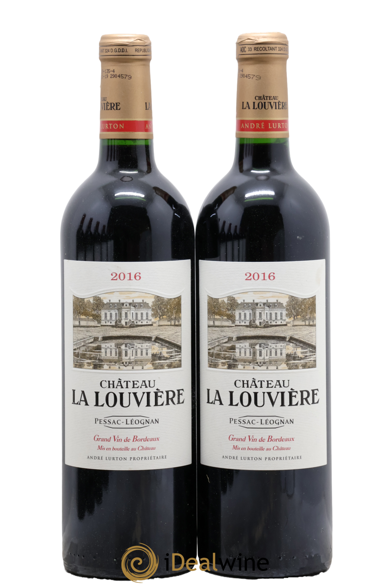Château la Louvière 2016 - Lot of 2 bottles - 0