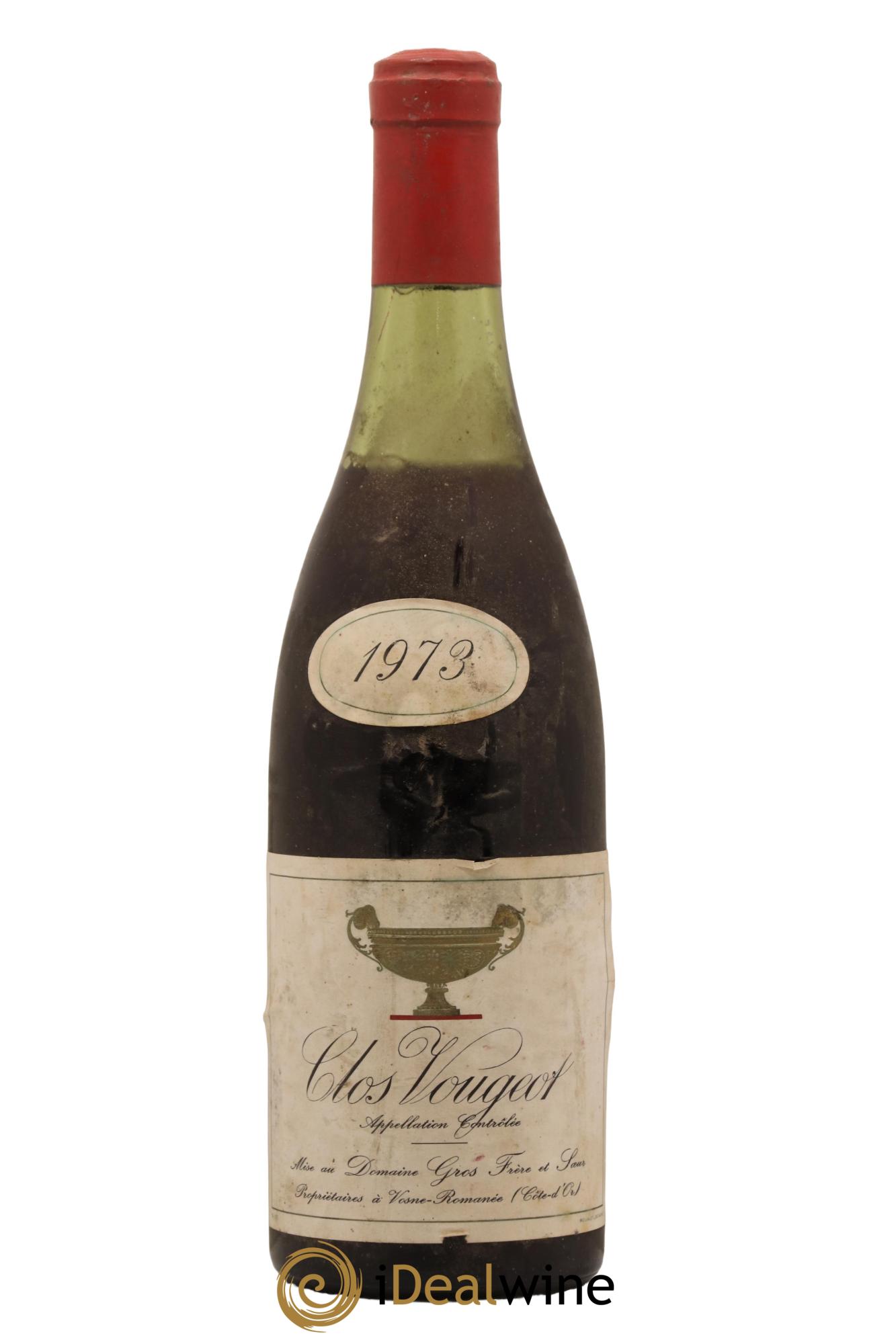 Clos de Vougeot Grand Cru Gros Frère & Soeur 1973 - Lot de 1 bouteille - 0