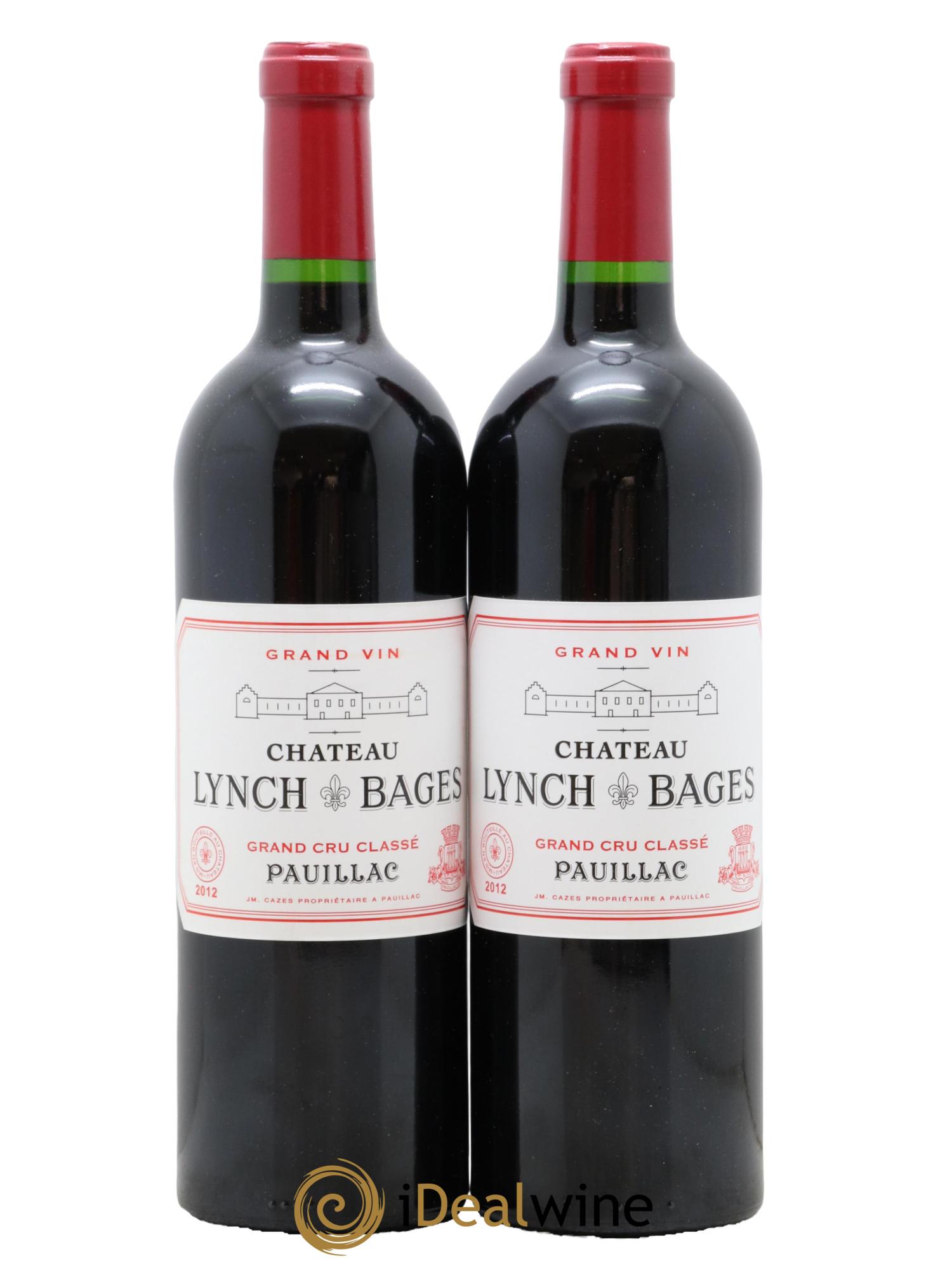 Château Lynch Bages 5ème Grand Cru Classé 2012 - Lot de 2 bouteilles - 0
