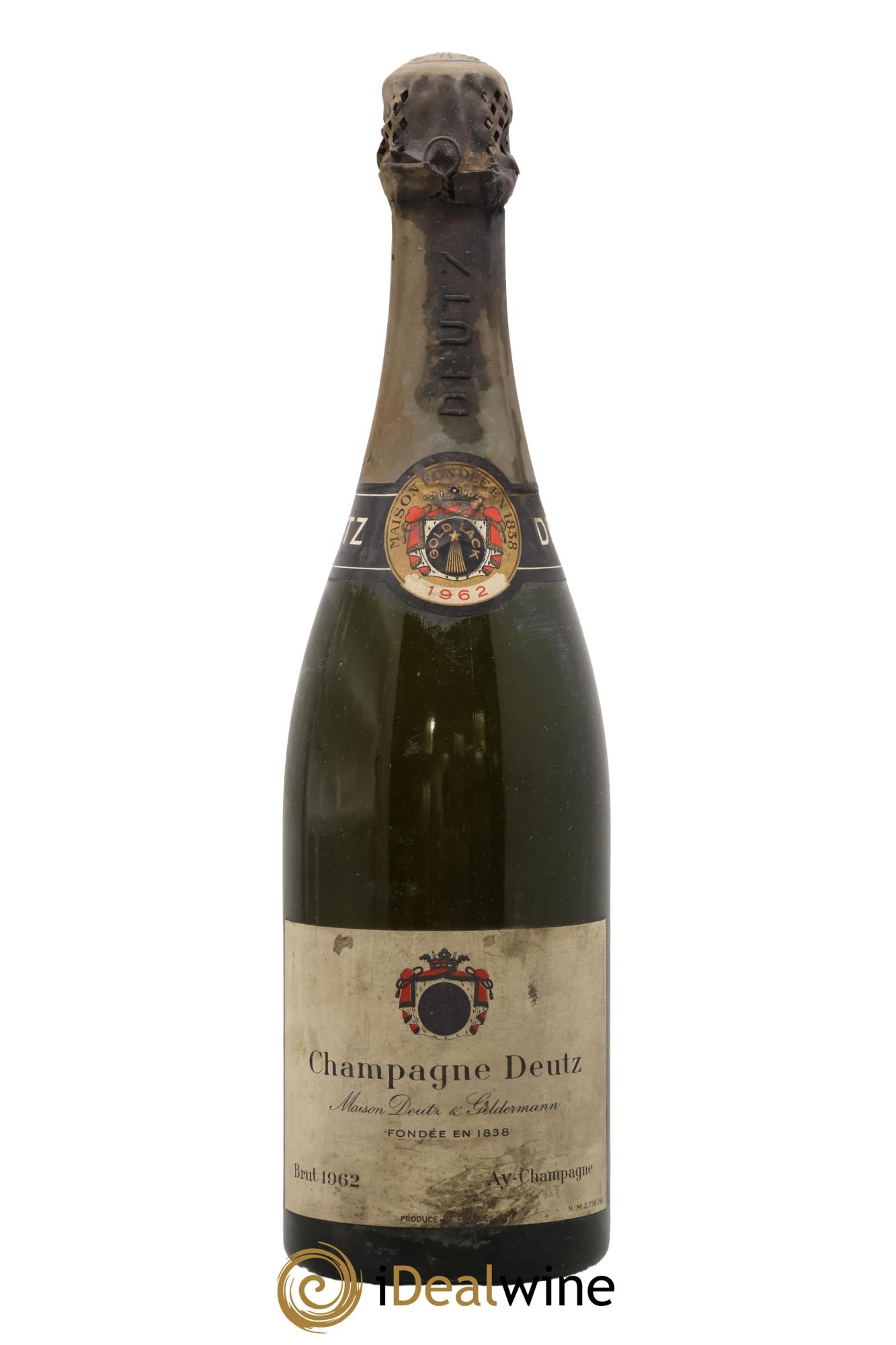 Brut Deutz 1962 - Lot of 1 bottle - 0