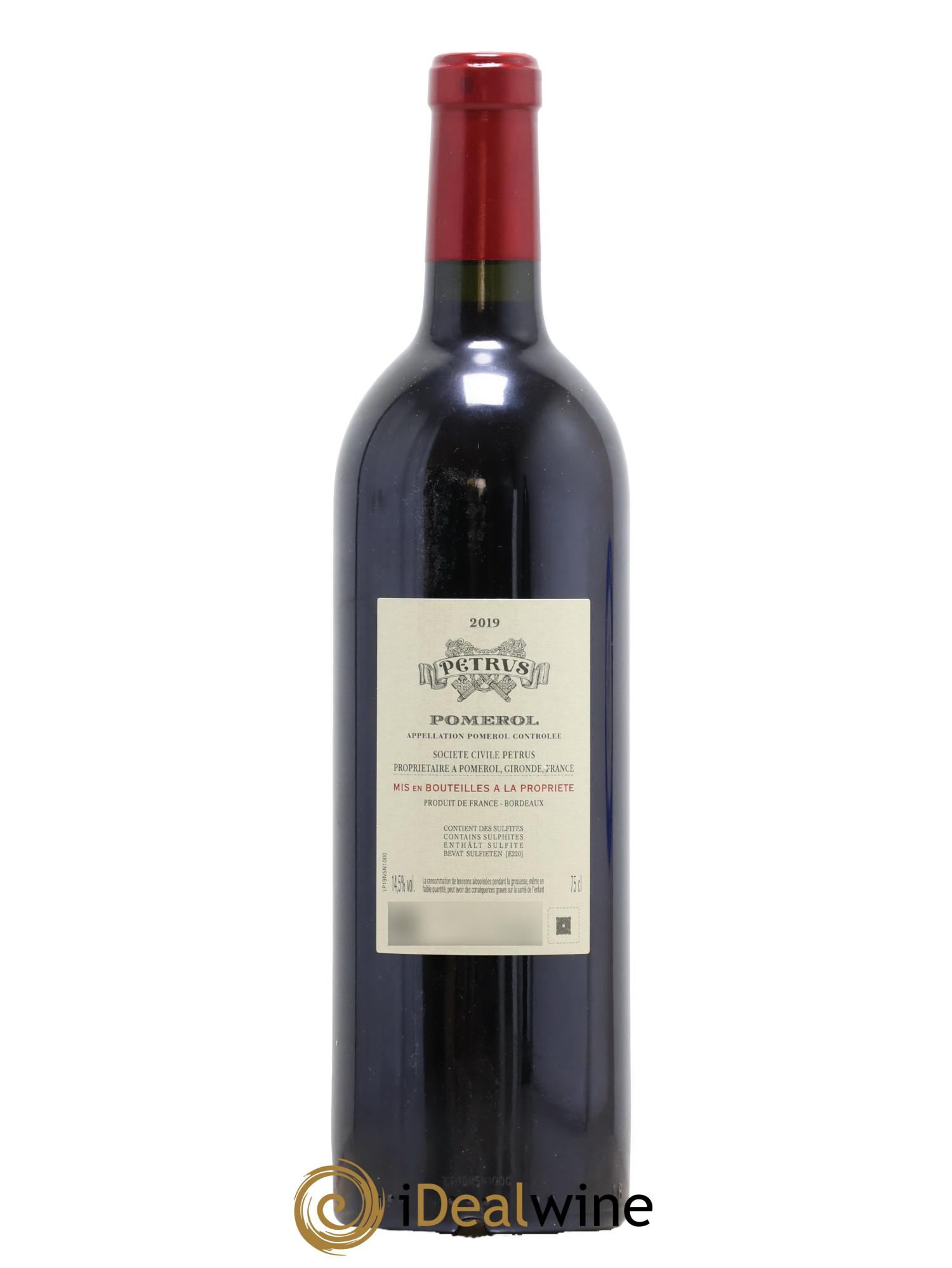 Petrus 2019 - Lot de 1 bouteille - 2