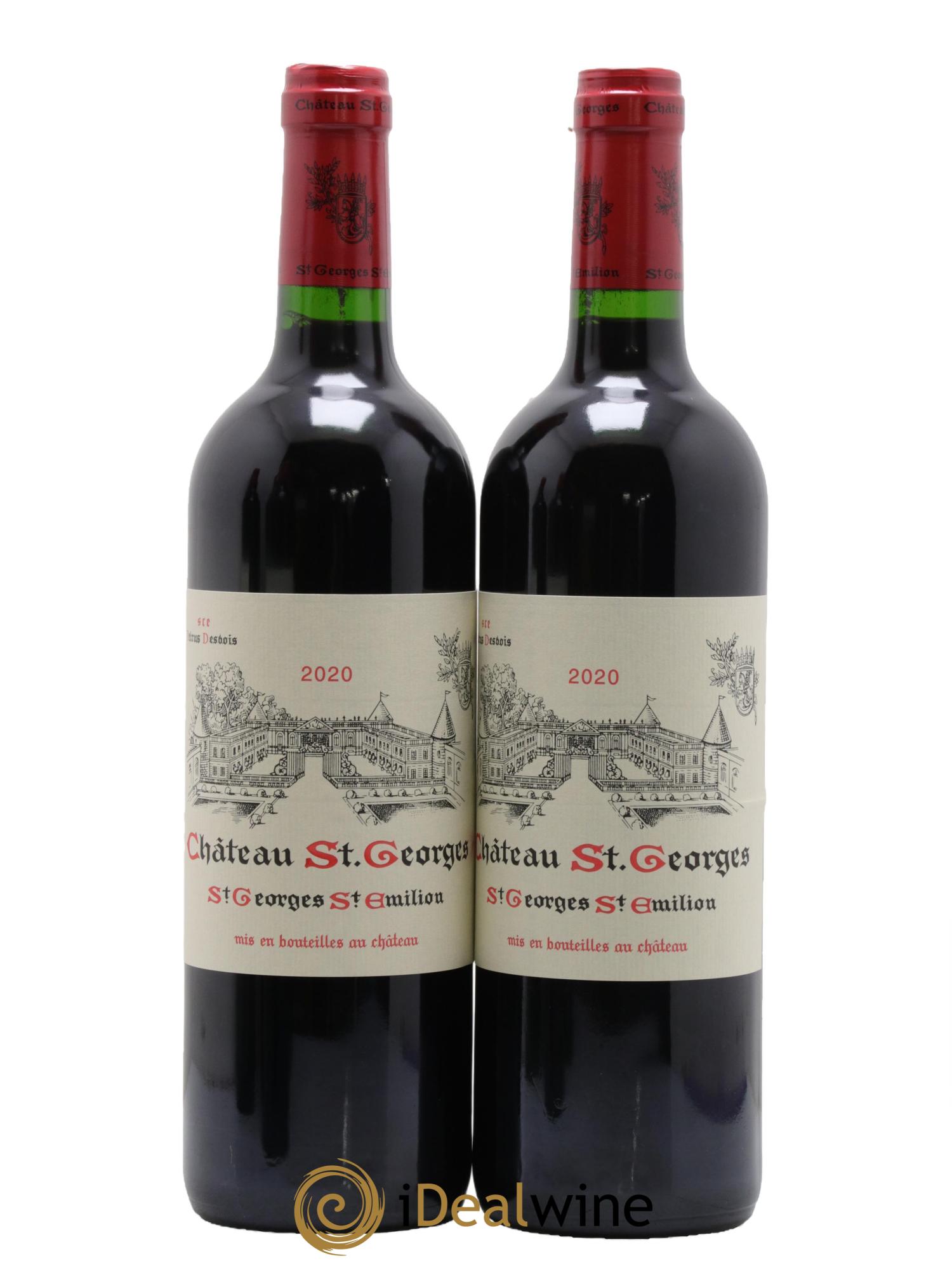 Saint-Georges-Saint-Émilion Château St Georges 2020 - Lot de 2 bouteilles - 0