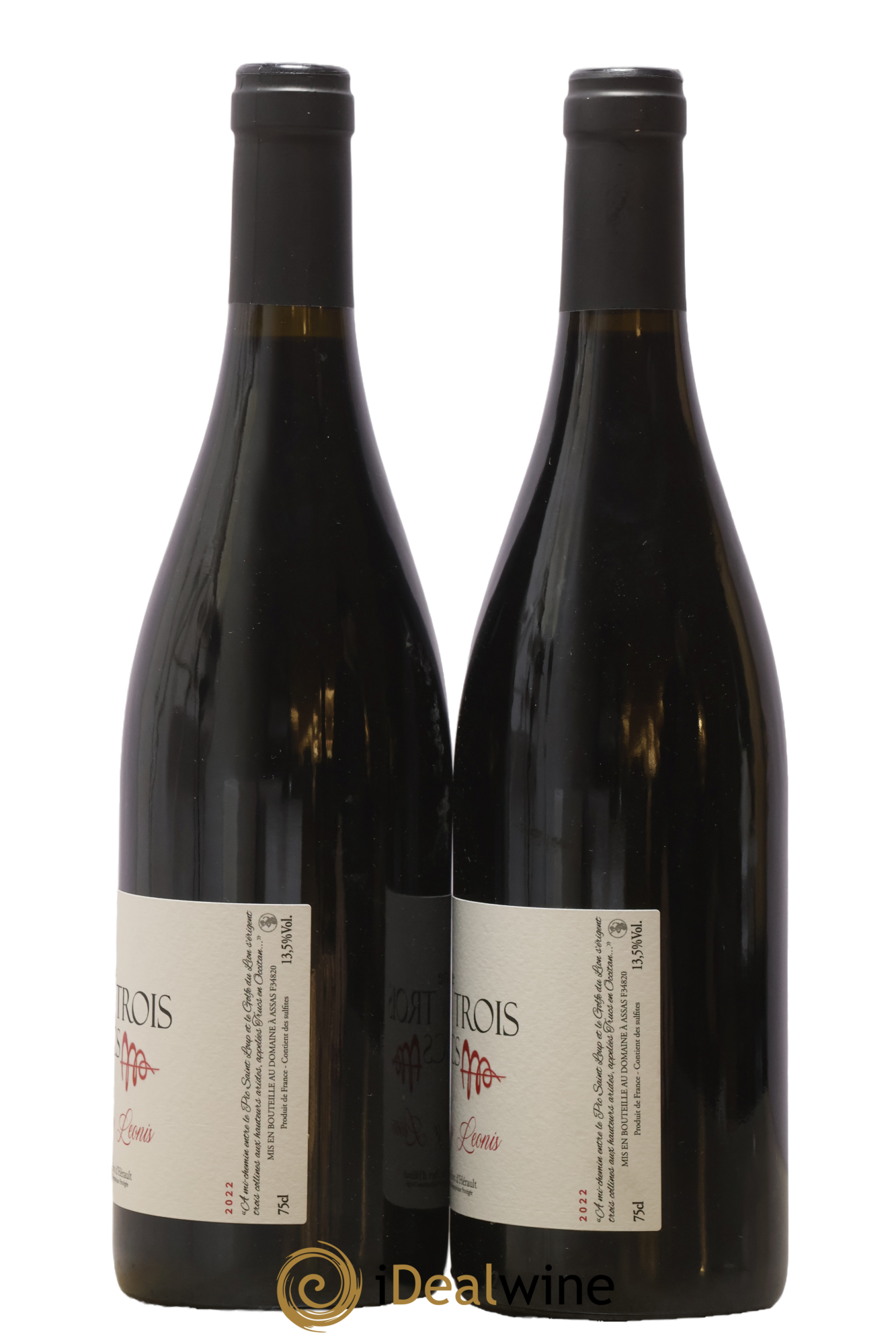 Pays d'Hérault Domaine Les 3 Trucs Lop y Leons 2022 - Lot de 2 bouteilles - 1