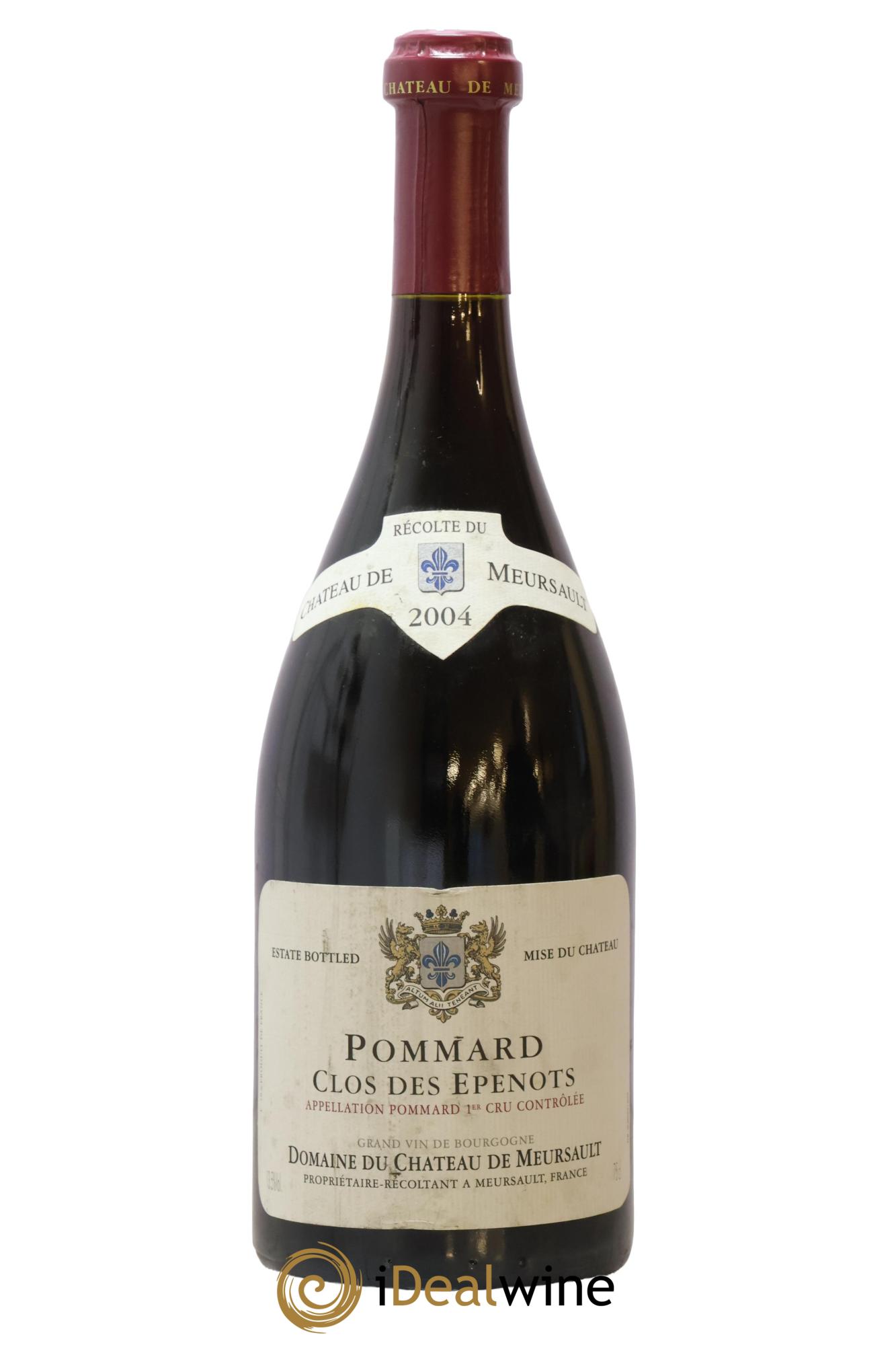 Pommard 1er Cru Clos des Epenots Château de Meursault 2004 - Lot de 1 bouteille - 0