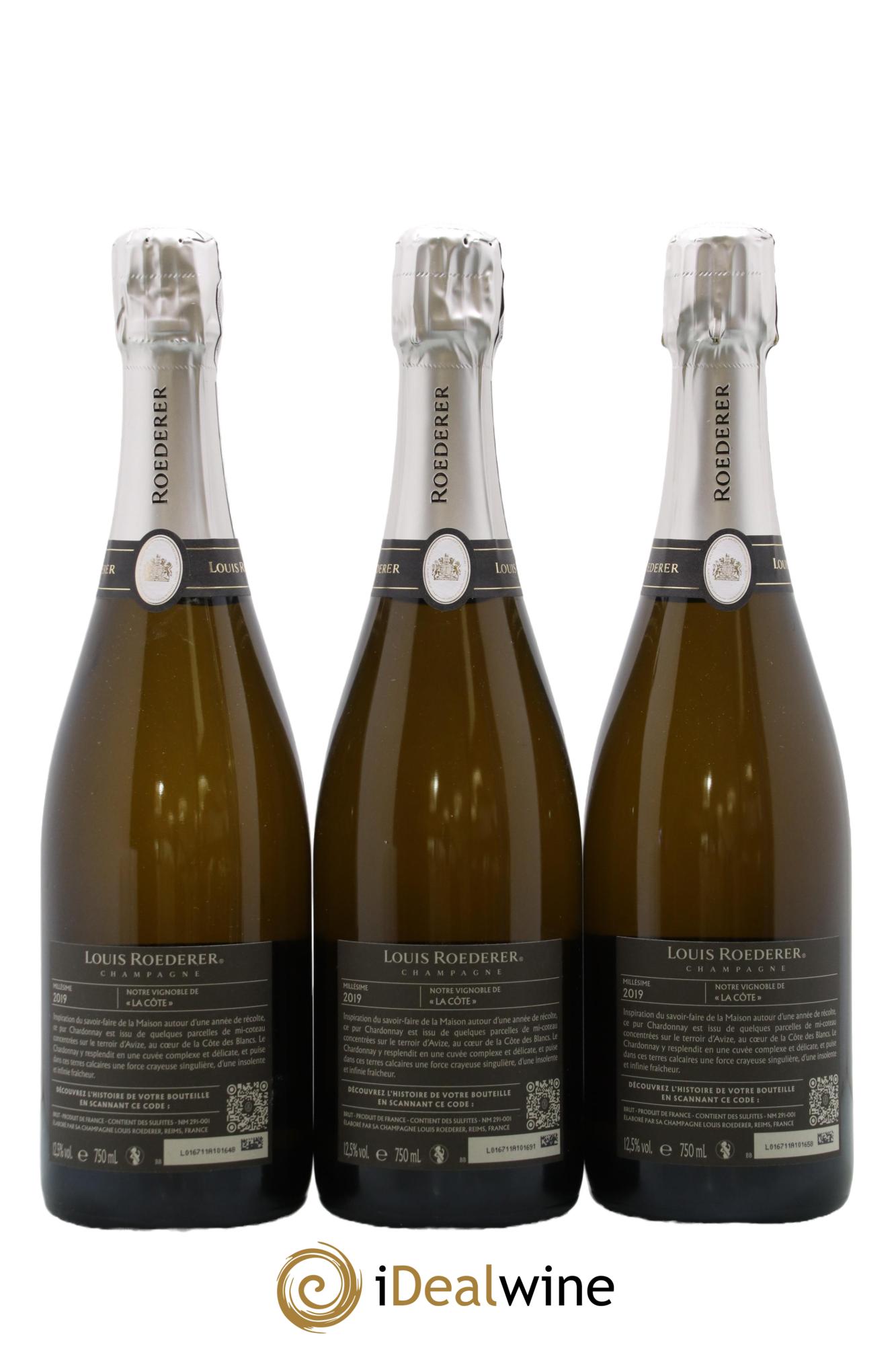 Blanc de Blancs Brut Louis Roederer 2019 - Lot de 3 bouteilles - 1