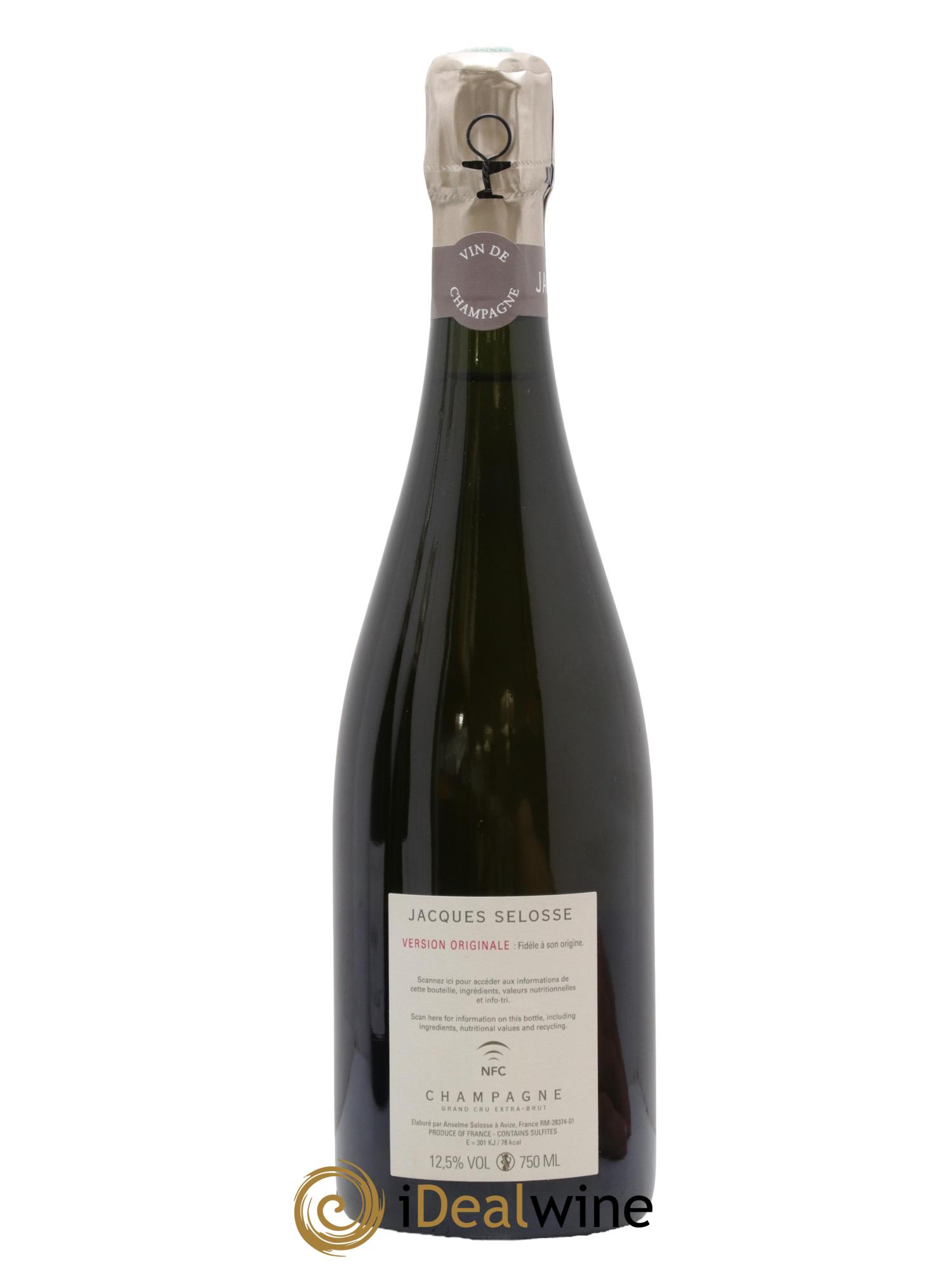 Version Originale Jacques Selosse - Posten von 1 Flasche - 1