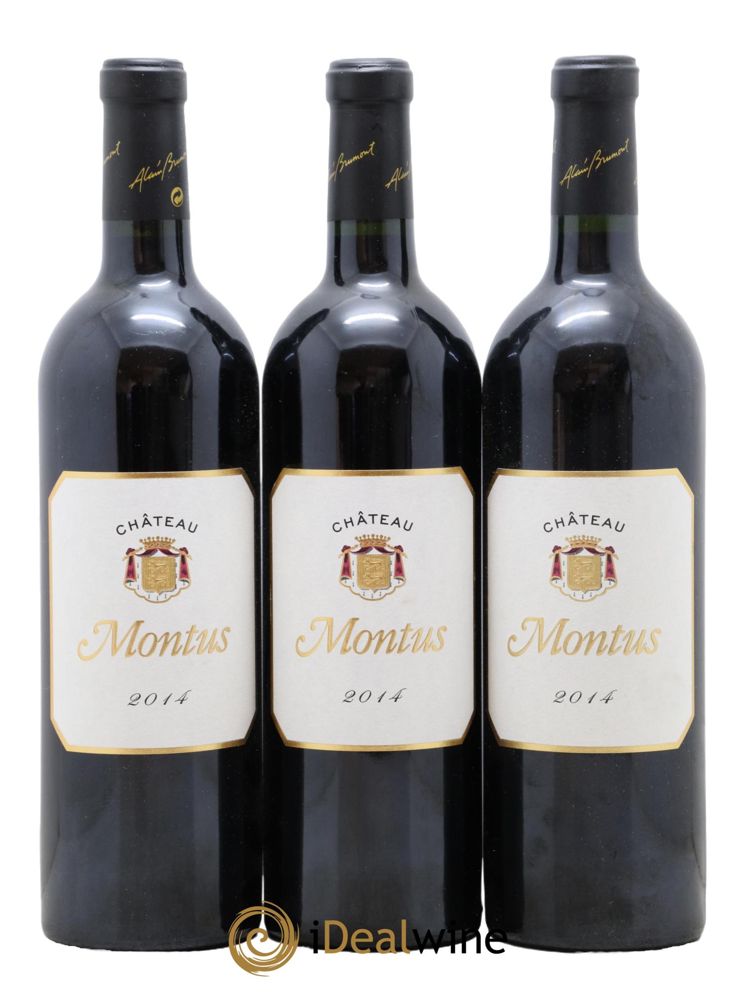 Madiran Château Montus Alain Brumont 2014 - Lot de 3 bouteilles - 0