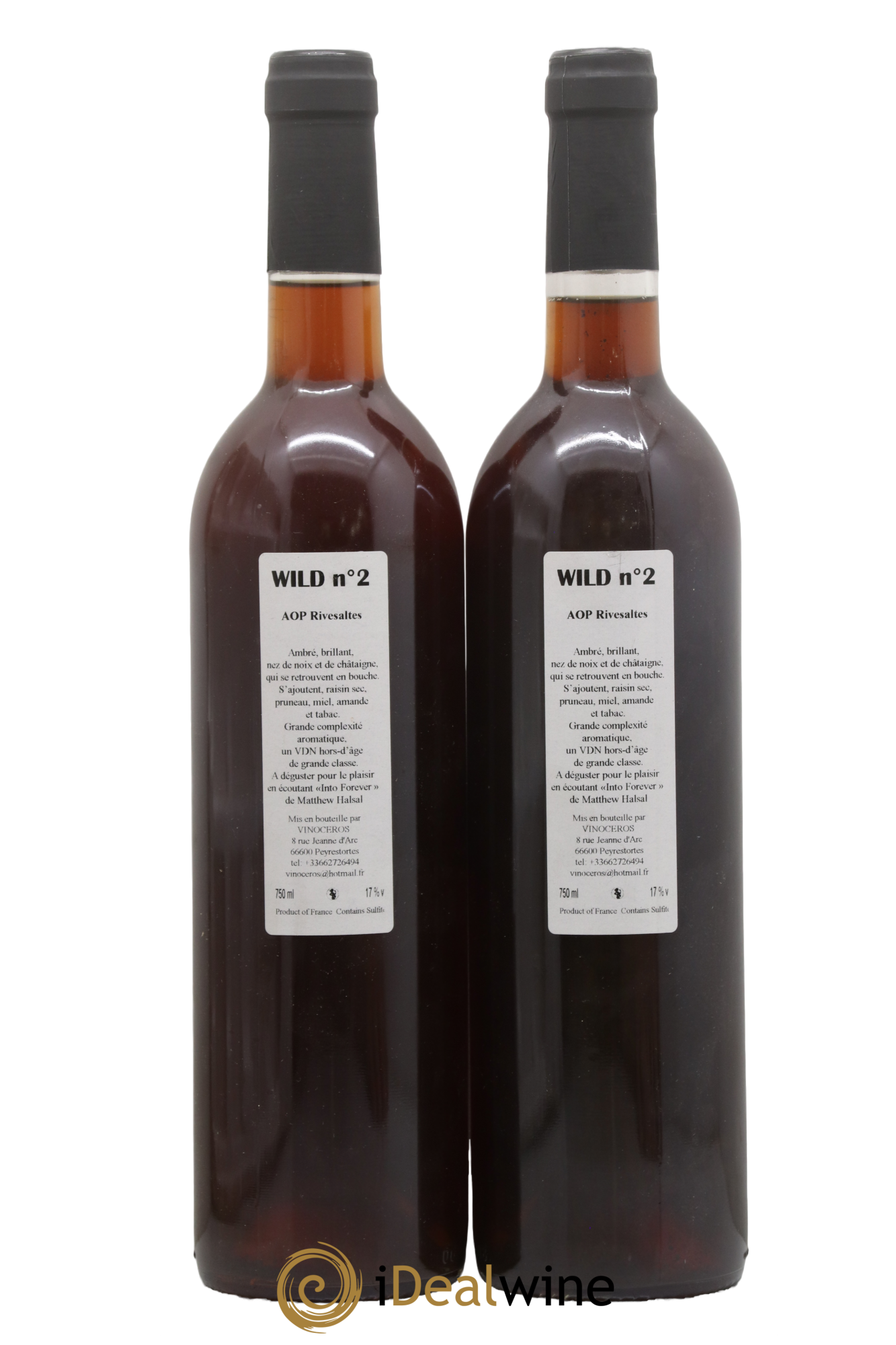 Rivesaltes Hors d'Age Cuvée Wild 2 Vinoceros - Lot de 2 bouteilles - 2