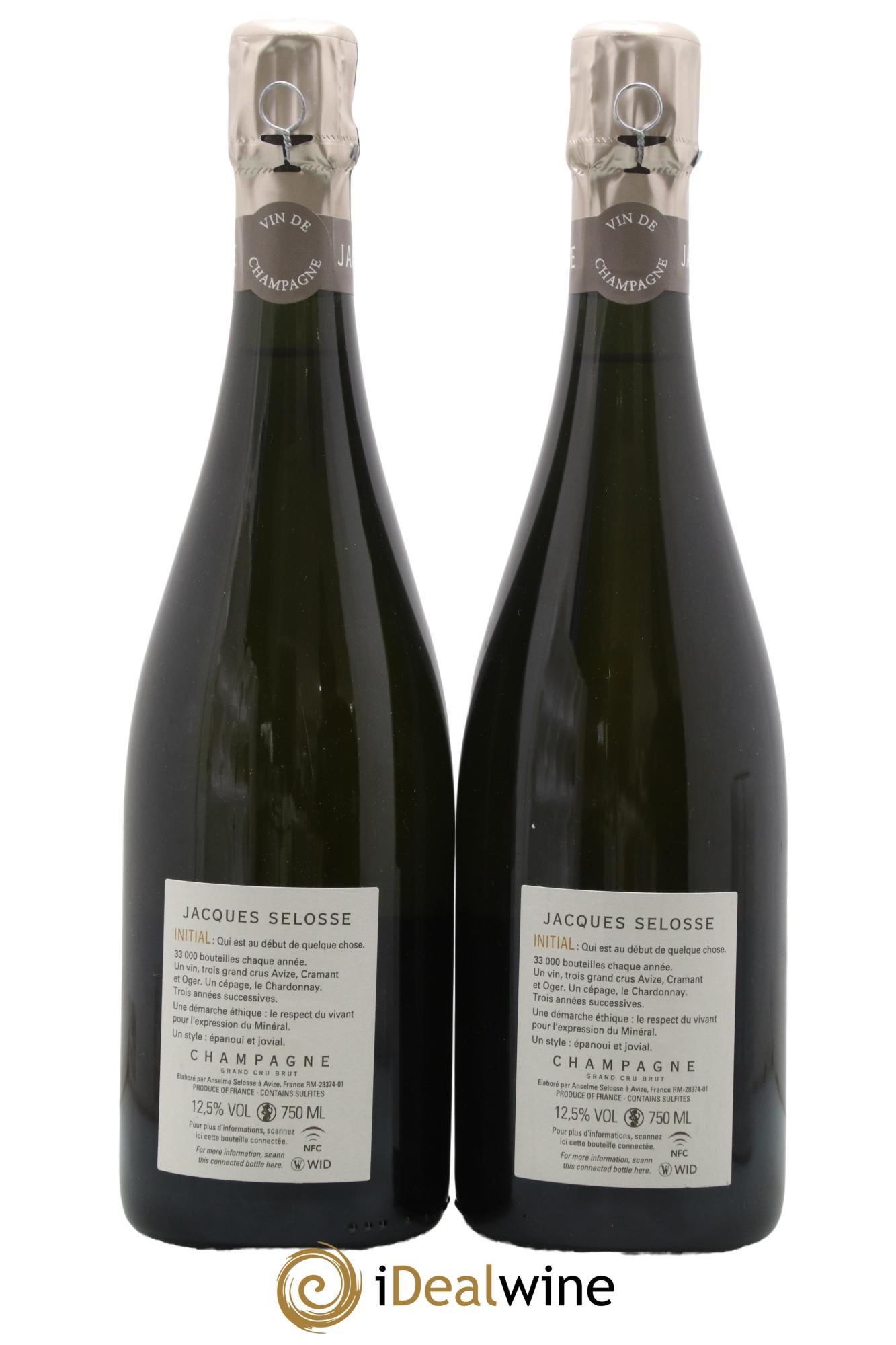 Initial Brut Jacques Selosse - Lotto di 2 bottiglie - 1