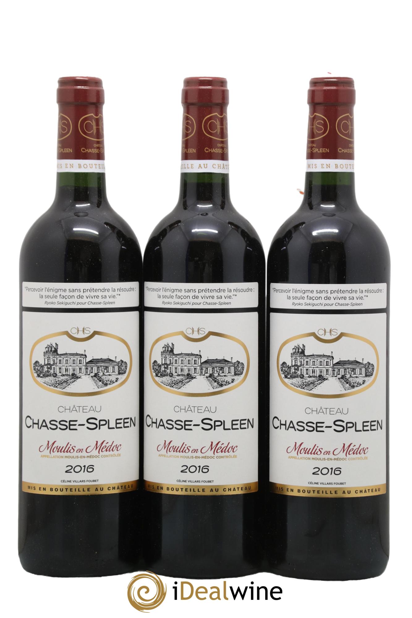 Château Chasse Spleen 2016 - Lot de 12 bouteilles - 2