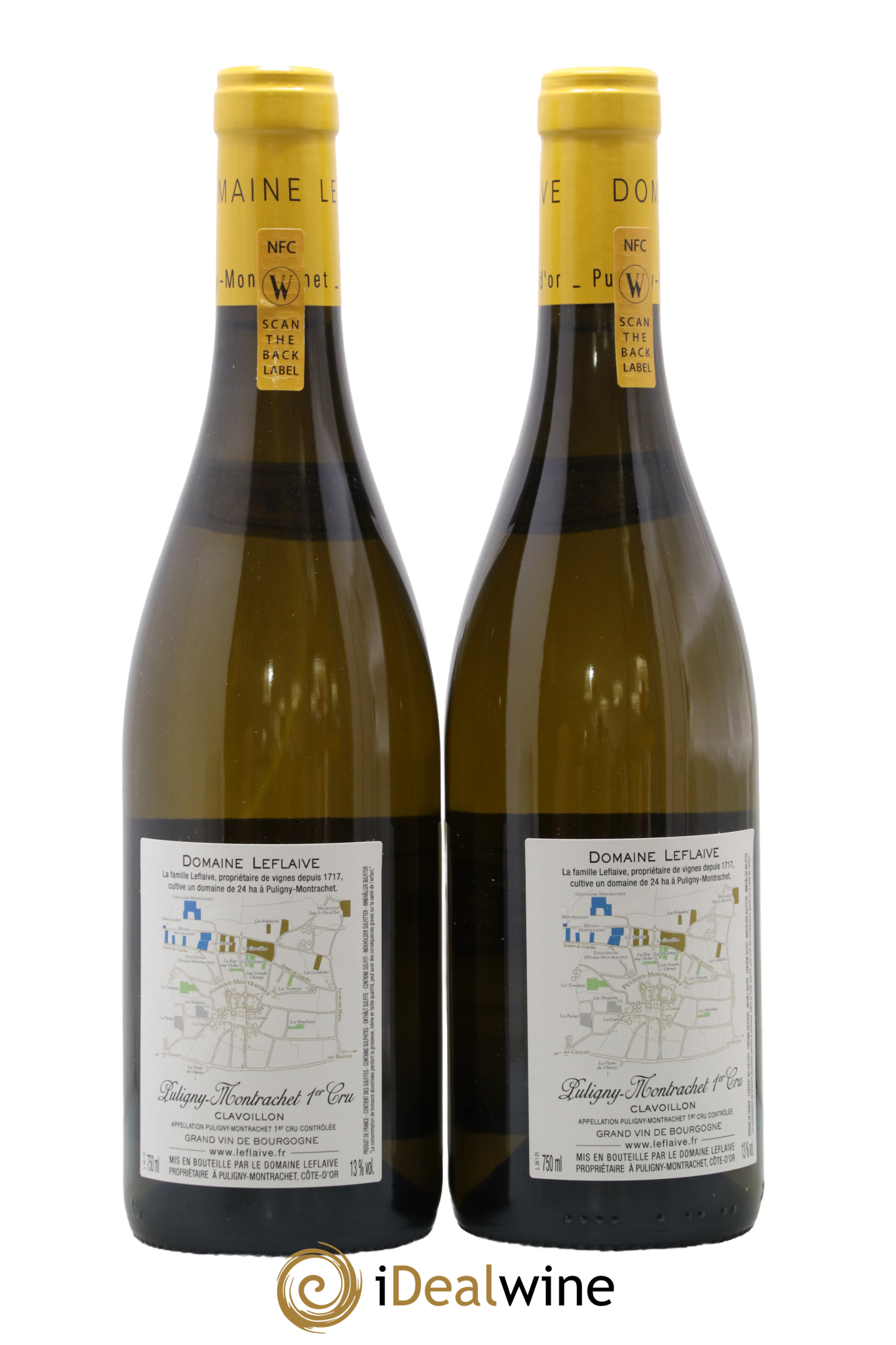 Puligny-Montrachet 1er Cru Clavoillon Leflaive (Domaine) 2021 - Lot de 2 bouteilles - 1