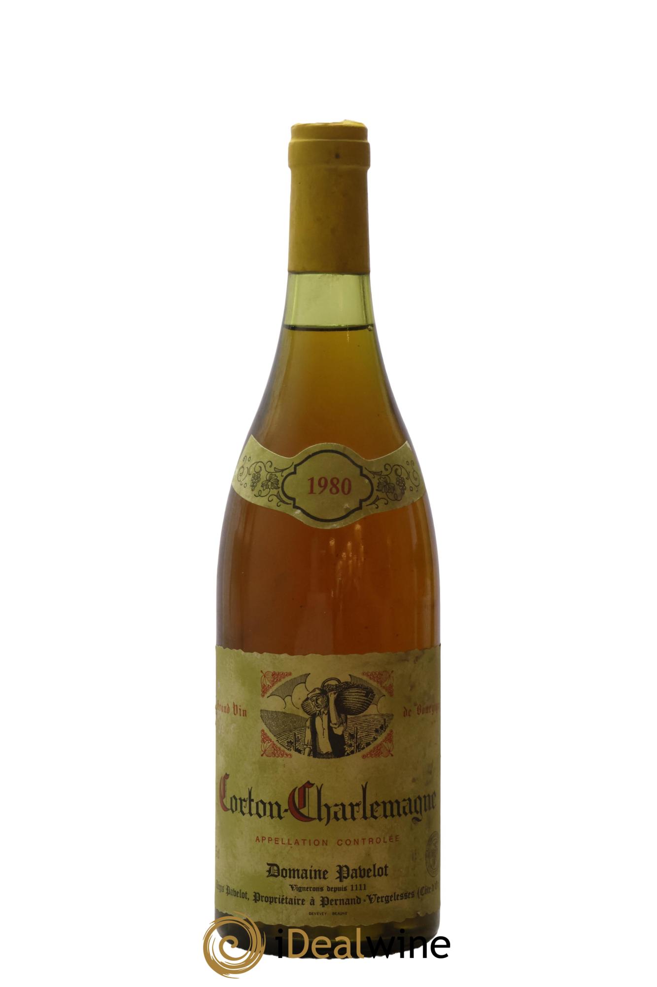 Corton-Charlemagne Grand Cru Pavelot (Domaine) 1980 - Lot de 1 bouteille - 0