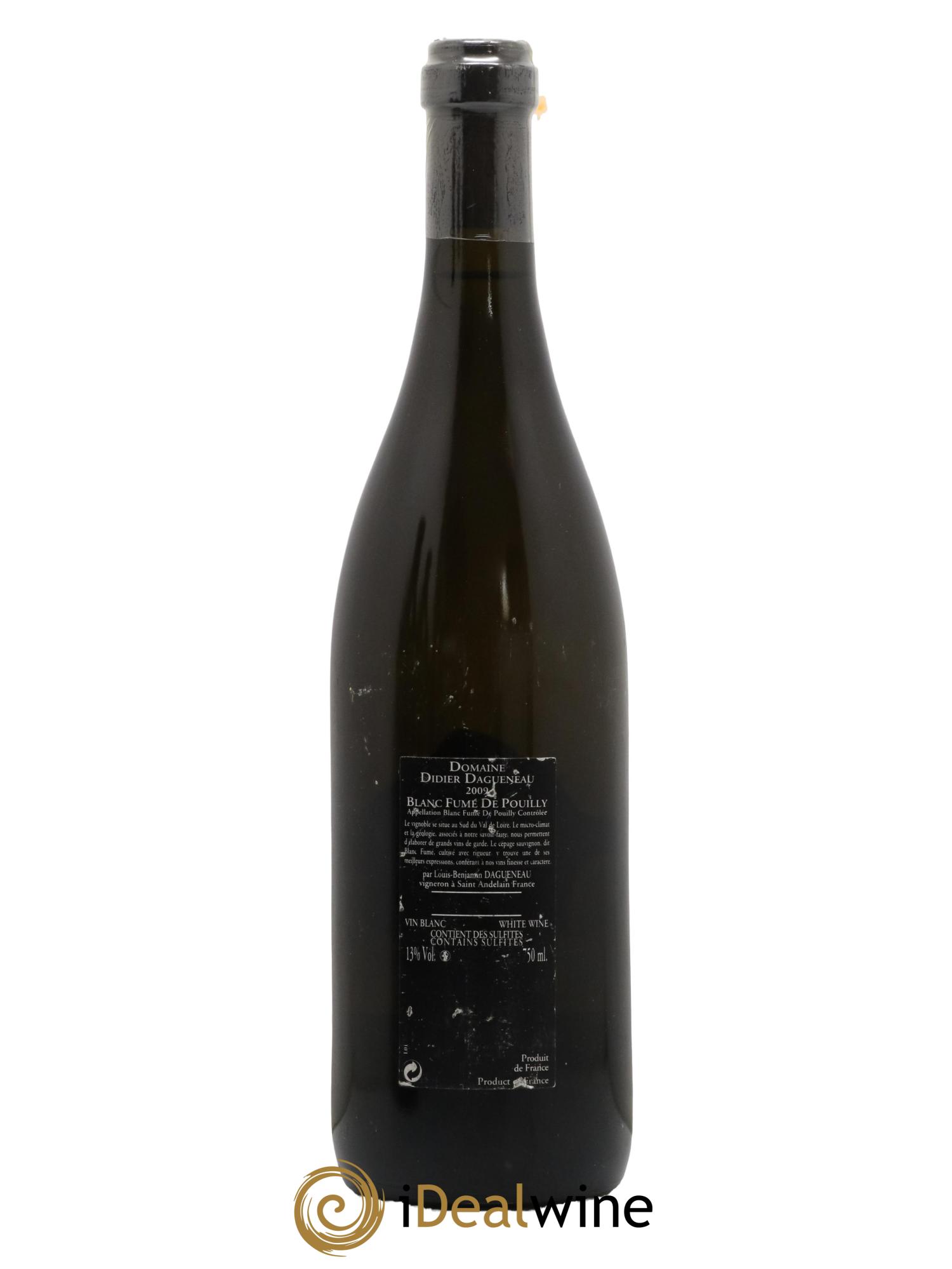 Vin de France (anciennement Pouilly-Fumé) Silex Dagueneau (Domaine Didier - Louis-Benjamin) 2009 - Posten von 1 Flasche - 1