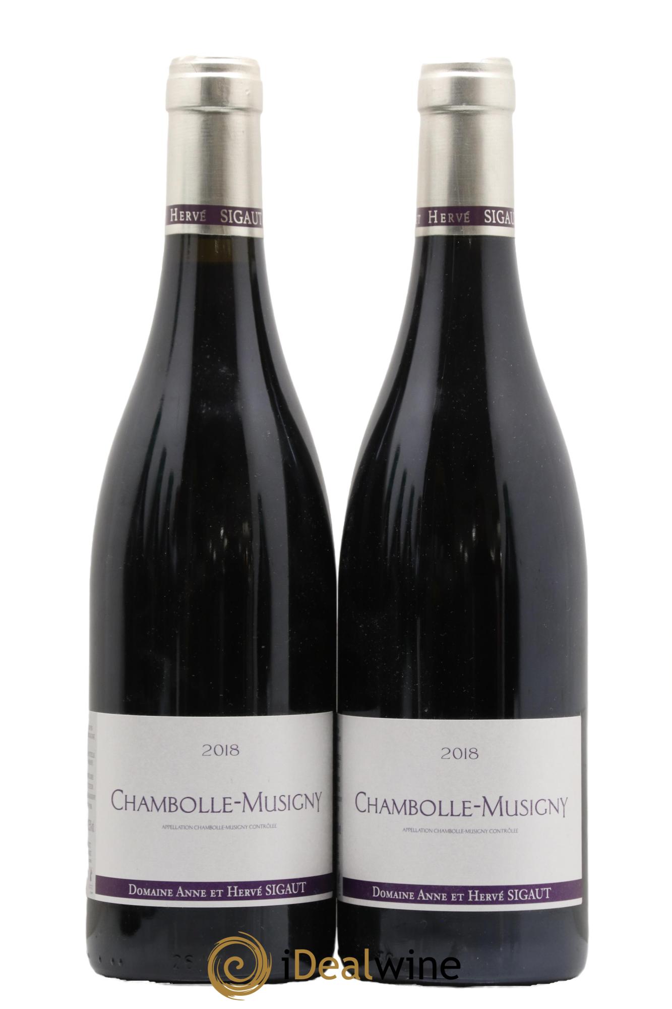 Chambolle-Musigny Anne et Hervé Sigaut (Domaine) 2018 - Lot de 2 bouteilles - 0