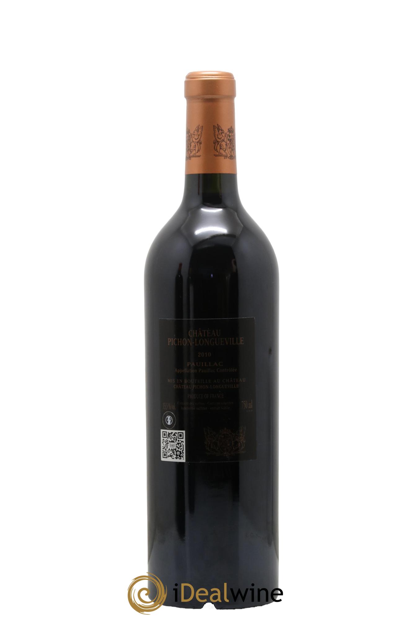 Pichon Longueville Baron 2ème Grand Cru Classé 2010 - Lot of 1 bottle - 1
