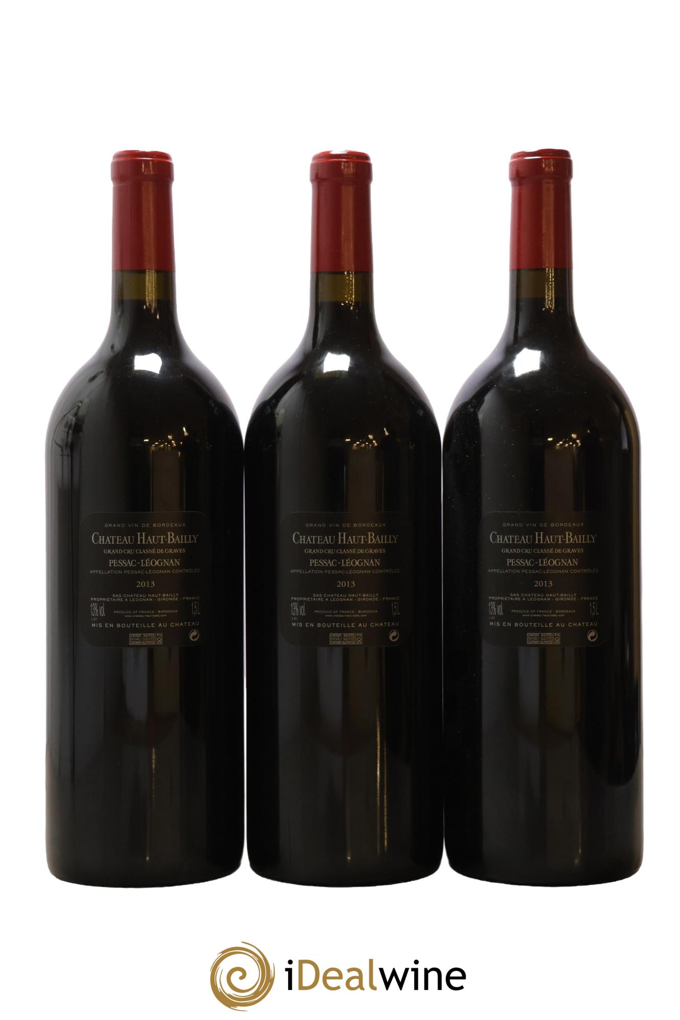 Château Haut-Bailly Cru Classé de Graves  2013 - Lot de 3 magnums - 2