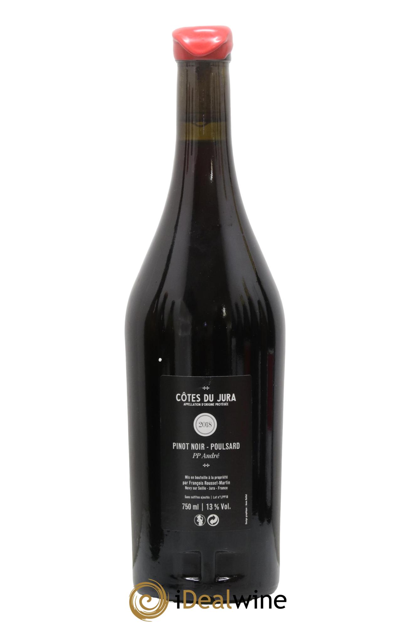 Côtes du Jura Pinot Noir Poulsard PP André François Rousset Martin 2018 - Lot de 1 bouteille - 1