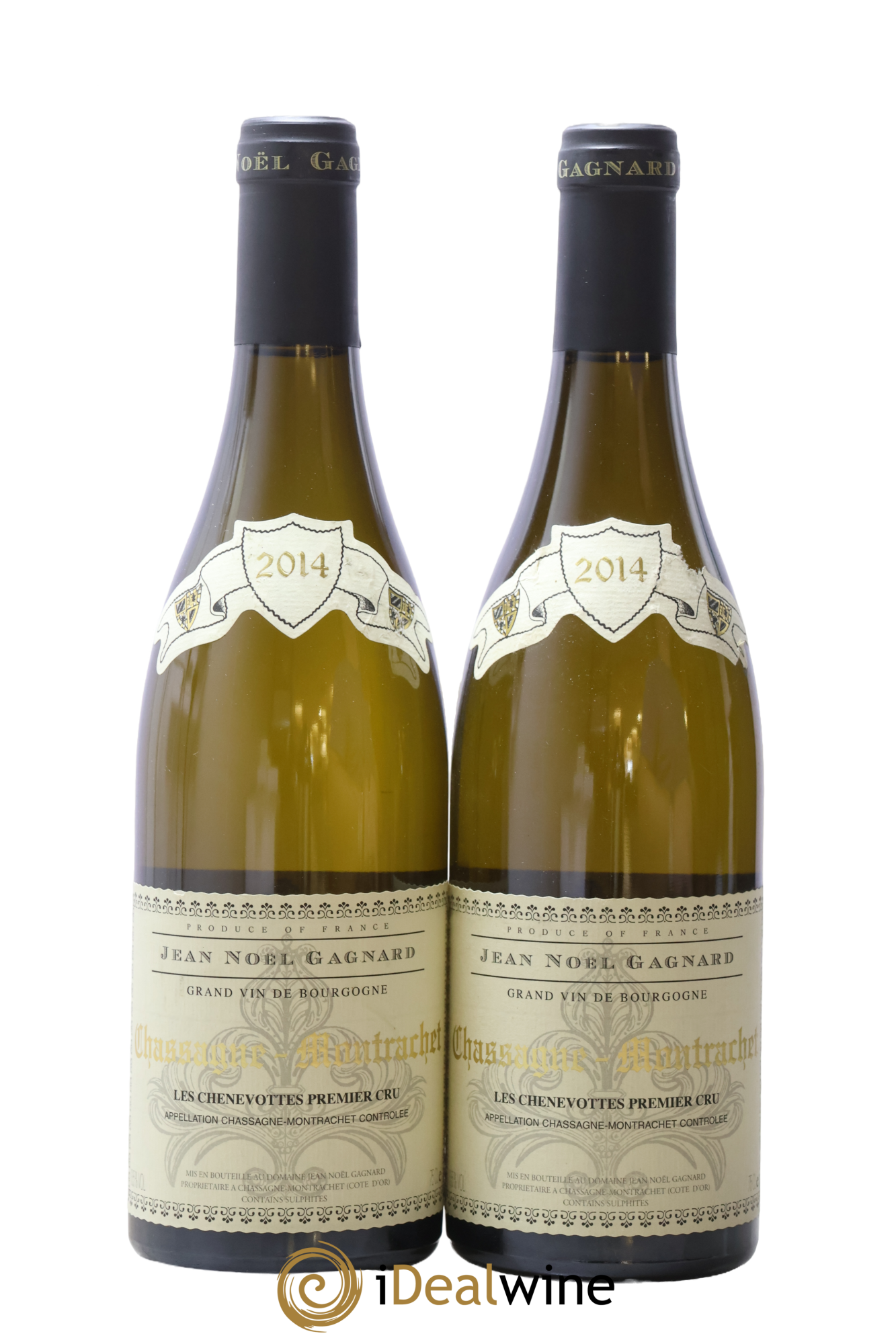 Chassagne-Montrachet 1er Cru Les Chenevottes Jean Noel Gagnard 2014 - Lot de 2 bouteilles - 0