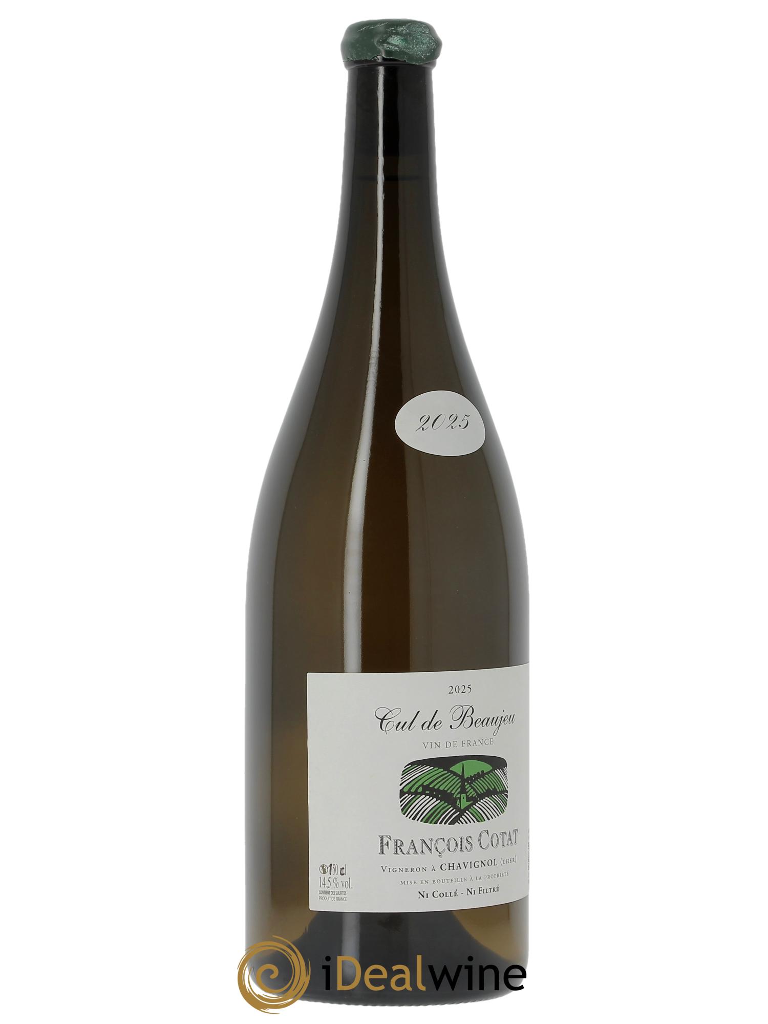 Vin de France (anciennement Sancerre) Les Culs de Beaujeu François Cotat 2025 - Lote de 1 Magnum - 2