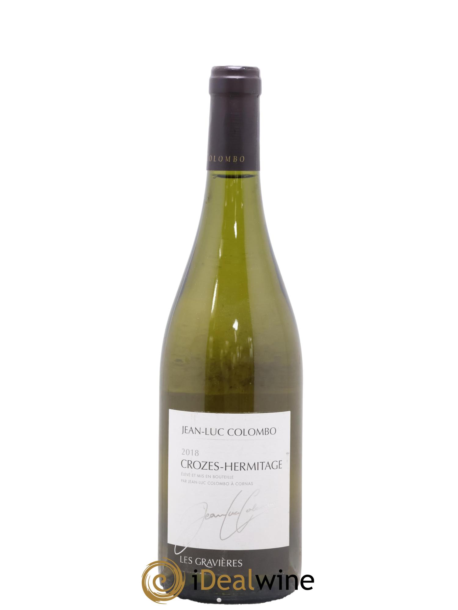 Crozes-Hermitage Les Gravieres Jean Luc Colombo 2018 - Posten von 1 Flasche - 0
