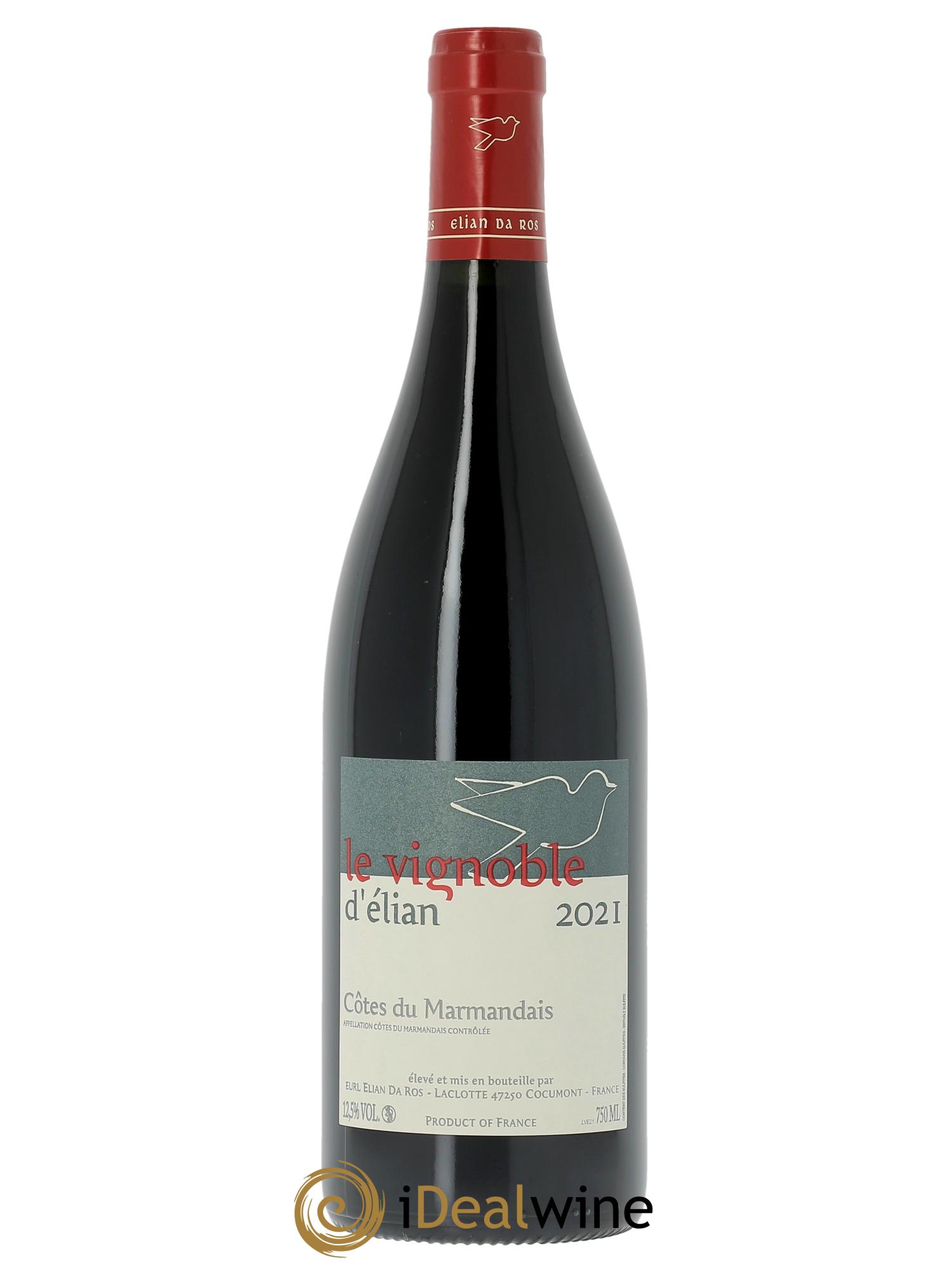 Côtes du Marmandais Le vignoble d'élian Elian Da Ros (Domaine)  2021 - Lot of 1 bottle - 0