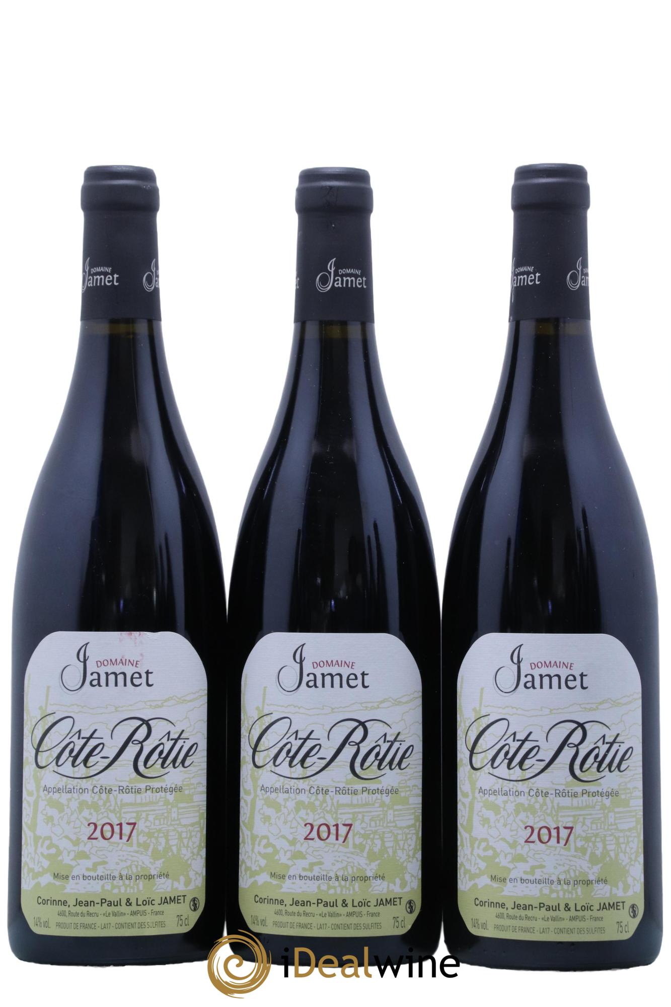 Côte-Rôtie Jamet (Domaine) 2017 - Lot de 3 bouteilles - 0