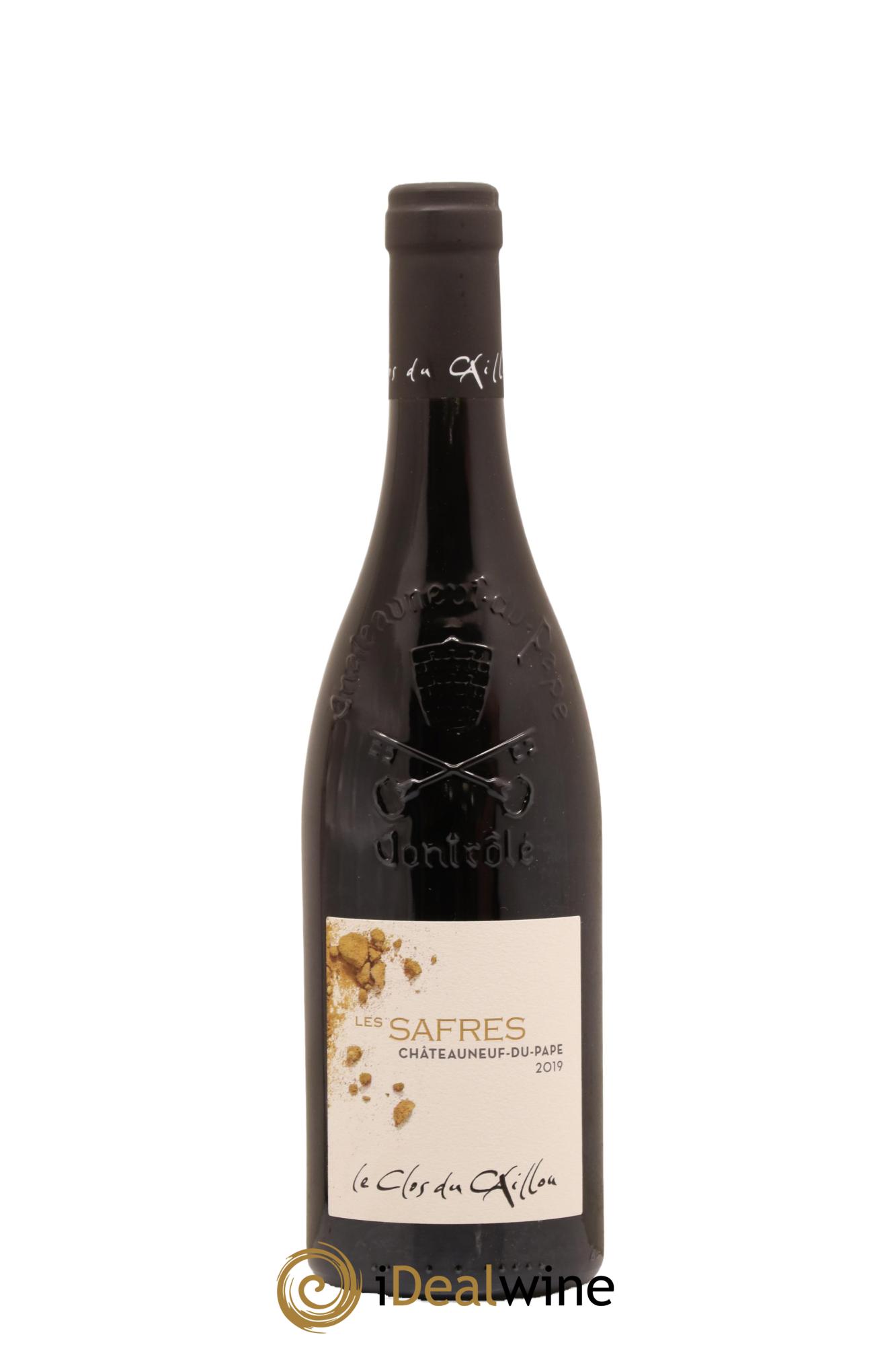 Châteauneuf-du-Pape Le Clos du Caillou Les Safres Sylvie Vacheron 2019 - Lot de 1 bouteille - 0