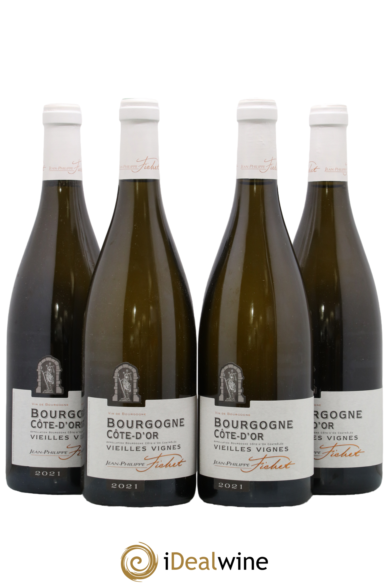 Bourgogne Côte-d'Or Vieilles vignes Jean-Philippe Fichet 2021 - Lot of 4 bottles - 0