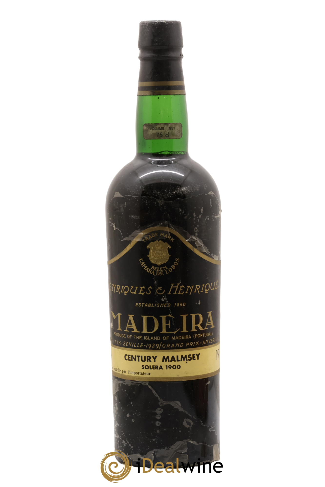Alcools divers Madère Solera Henriques y Henriques 1900 - Lot of 1 bottle - 0