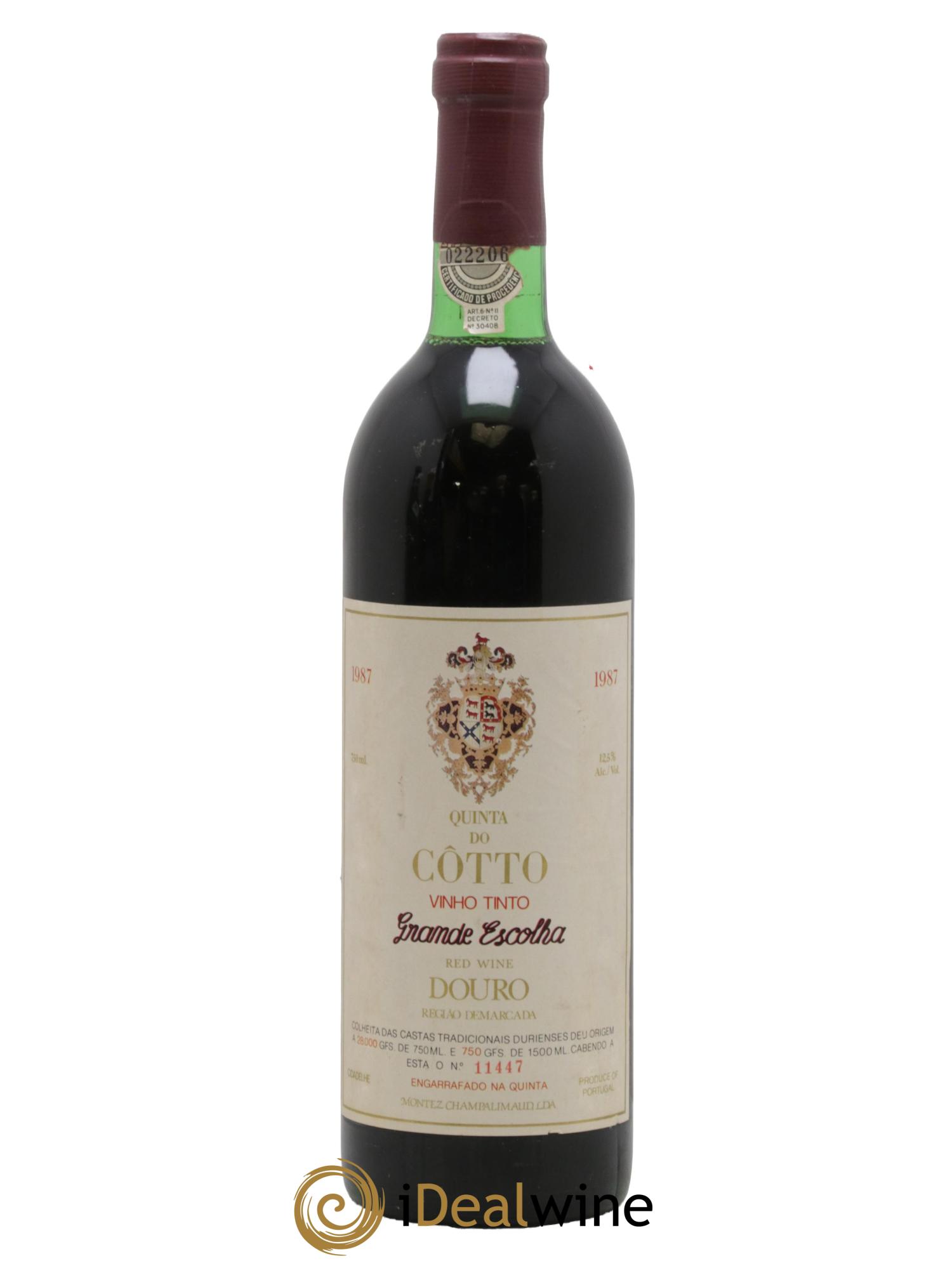 Douro Grande Escolha Quinta do Cotto 1987 - Posten von 1 Flasche - 0