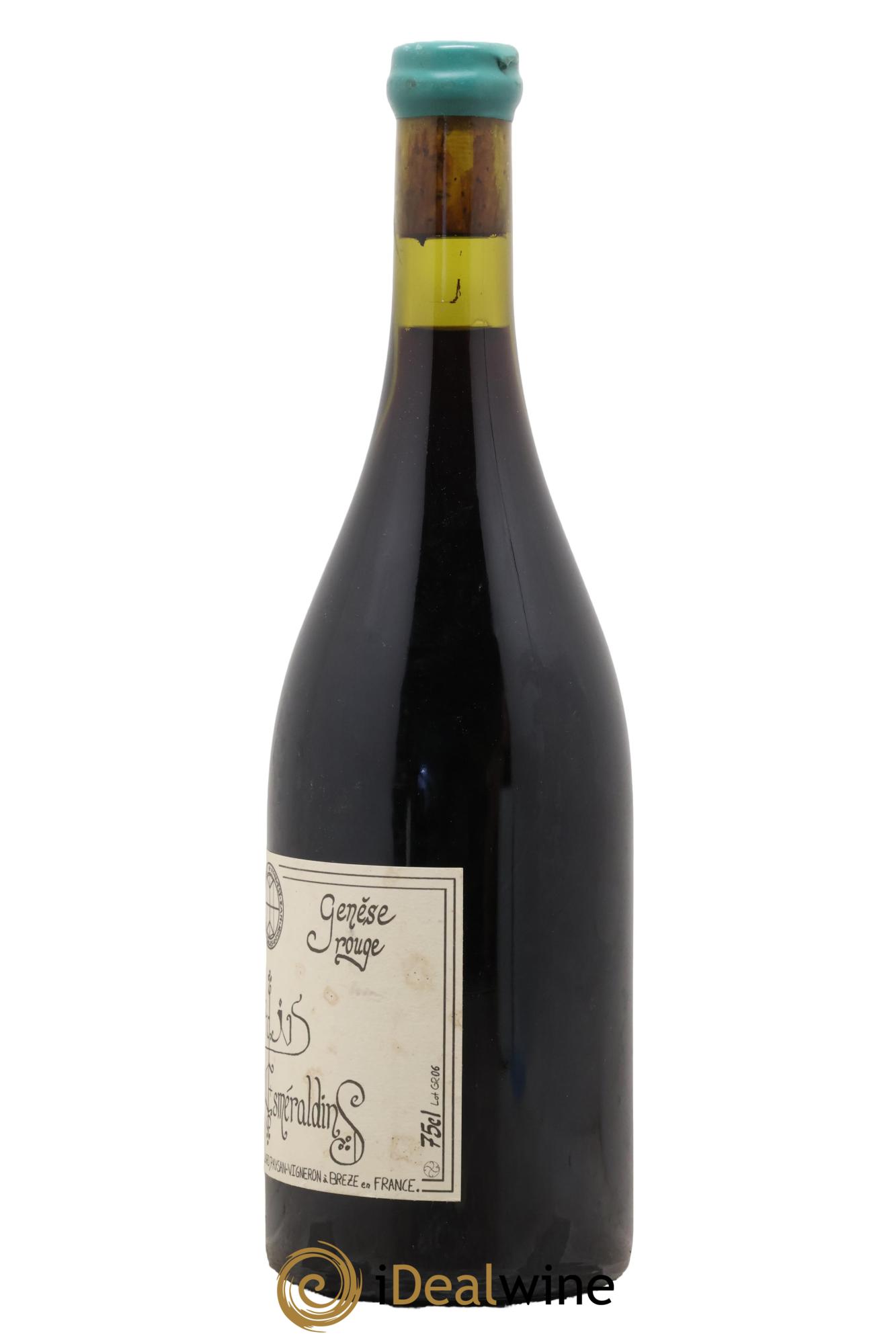 Vin de France Génèse Xavier Caillard - Les Jardins Esmeraldins 2006 - Lot de 1 bouteille - 1