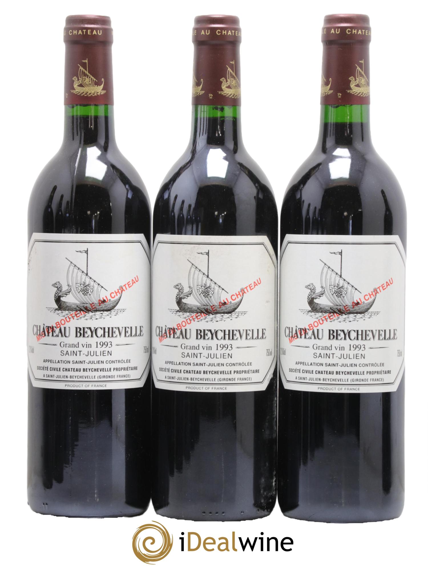 Château Beychevelle 4ème Grand Cru Classé 1993 - Lot de 12 bouteilles - 2