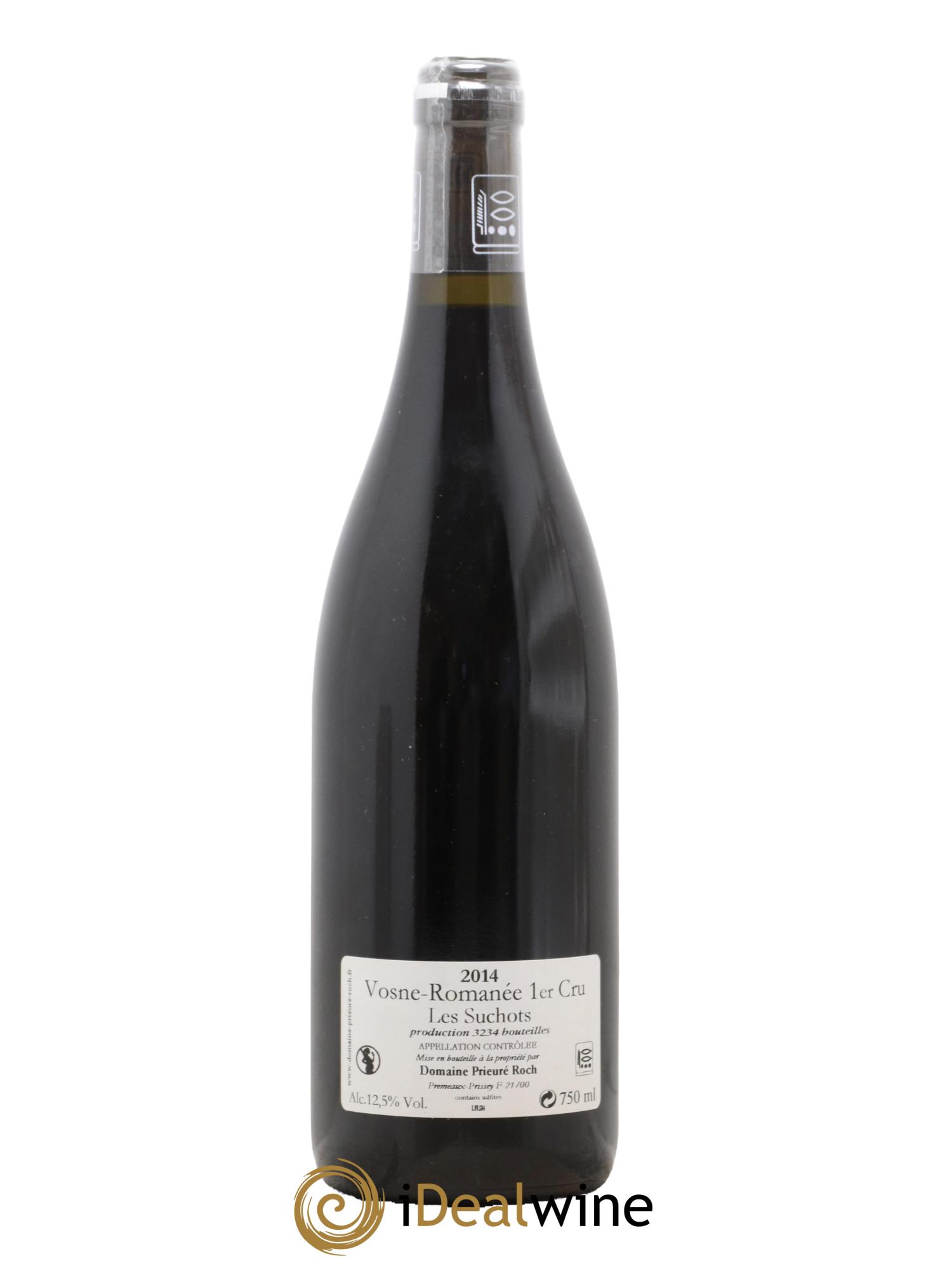 Vosne-Romanée 1er Cru Les Suchots Prieuré Roch  2014 - Lot de 1 bouteille - 1