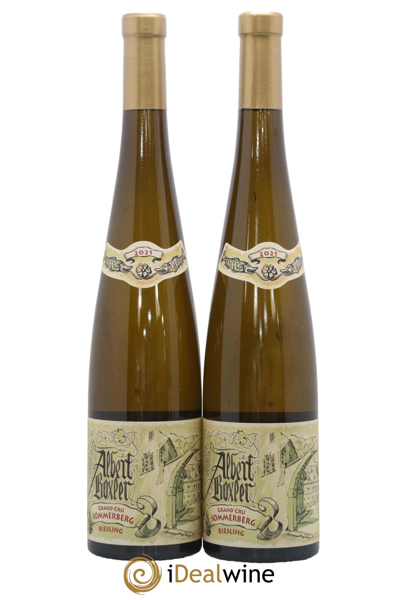 Alsace Riesling Grand Cru Sommerberg Jeunes Vignes Albert Boxler 2021 - Lot de 2 bouteilles - 0