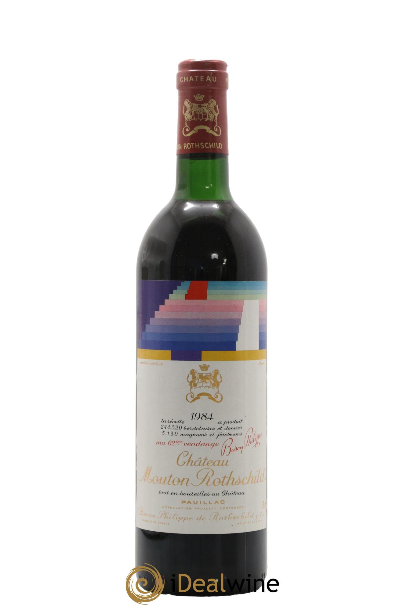 Château Mouton Rothschild 1er Grand Cru Classé 1984 - Lot of 1 bottle - 0