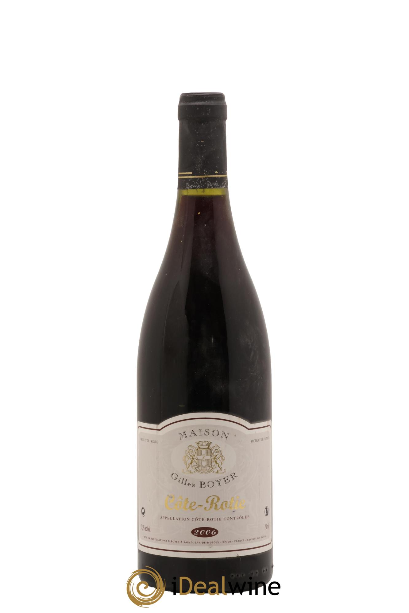 Côte-Rôtie Maison Gilles Boyer 2006 - Lot of 1 bottle - 0