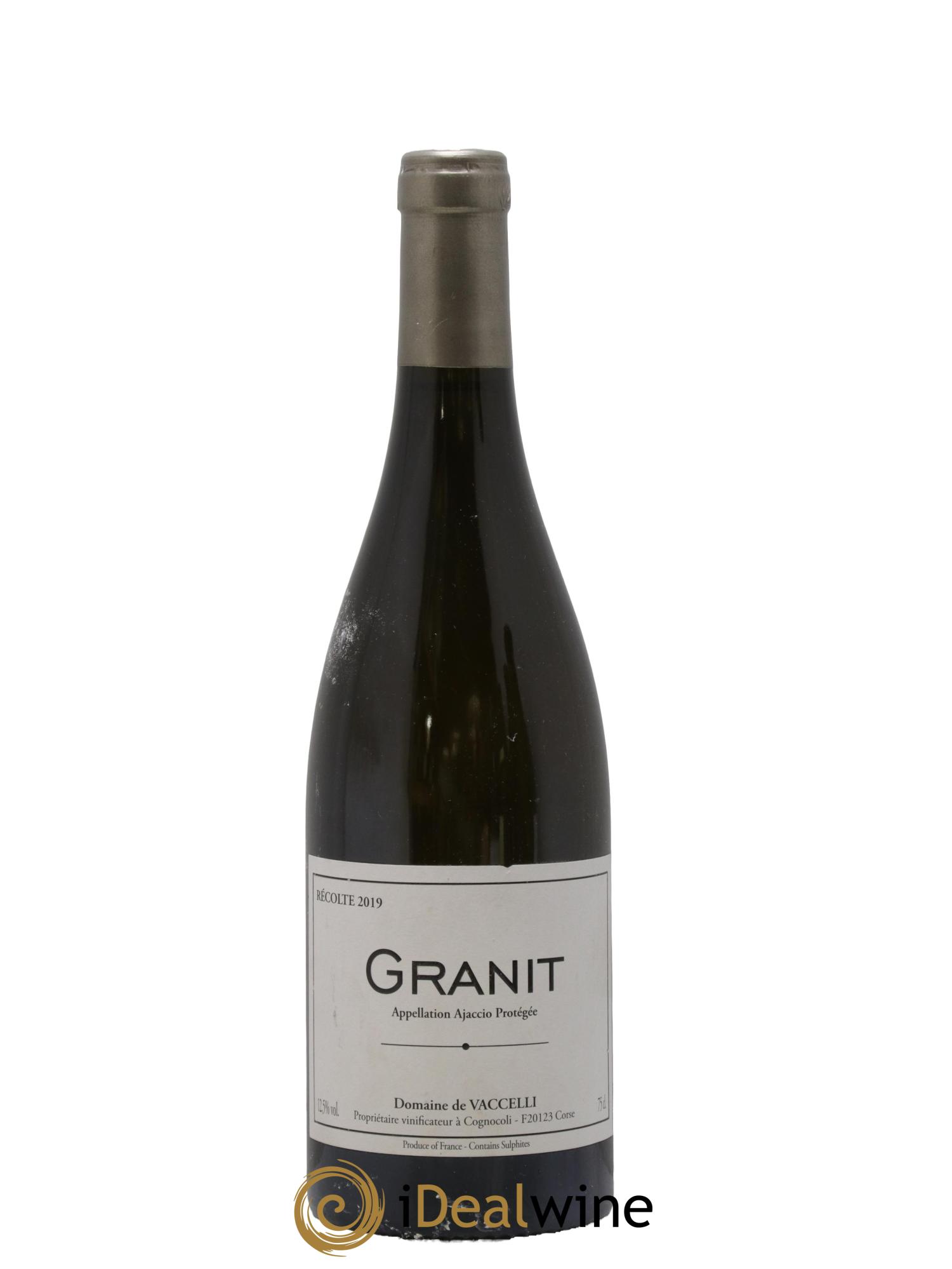 Ajaccio Granit Vaccelli 2019 - Posten von 1 Flasche - 0