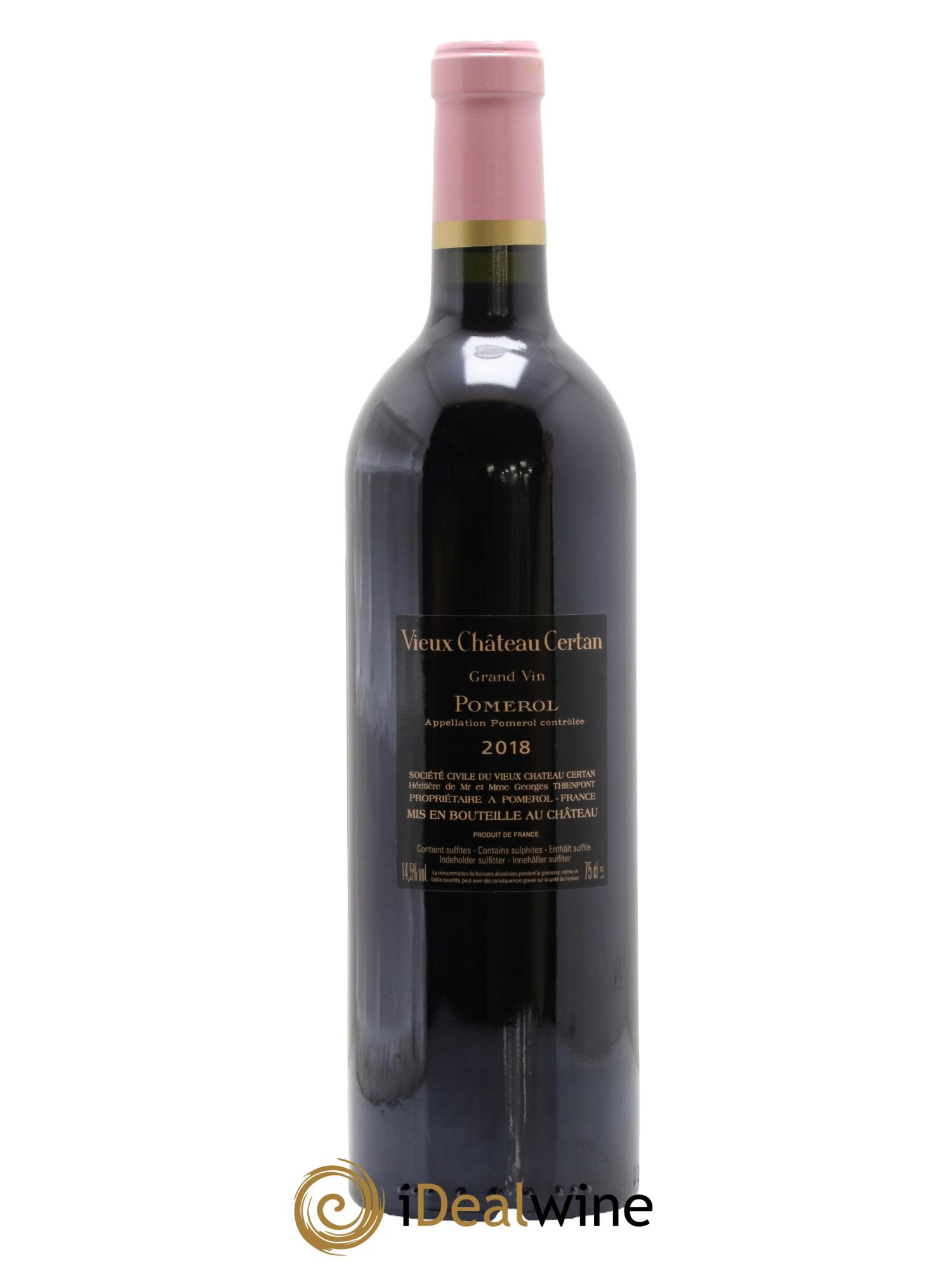 Vieux Château Certan 2018 - Lot of 1 bottle - 2
