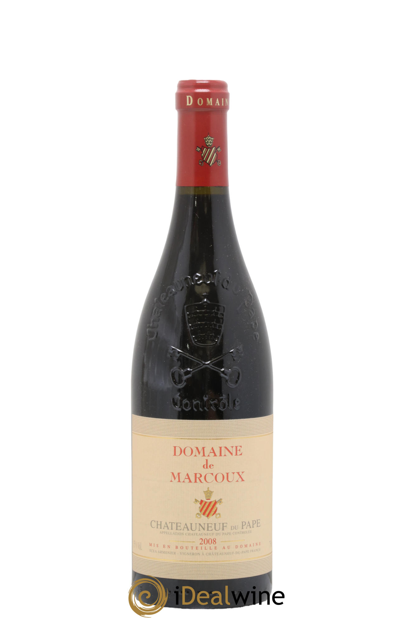 Châteauneuf-du-Pape Marcoux (Domaine de) 2008 - Lotto di 1 bottiglia - 0
