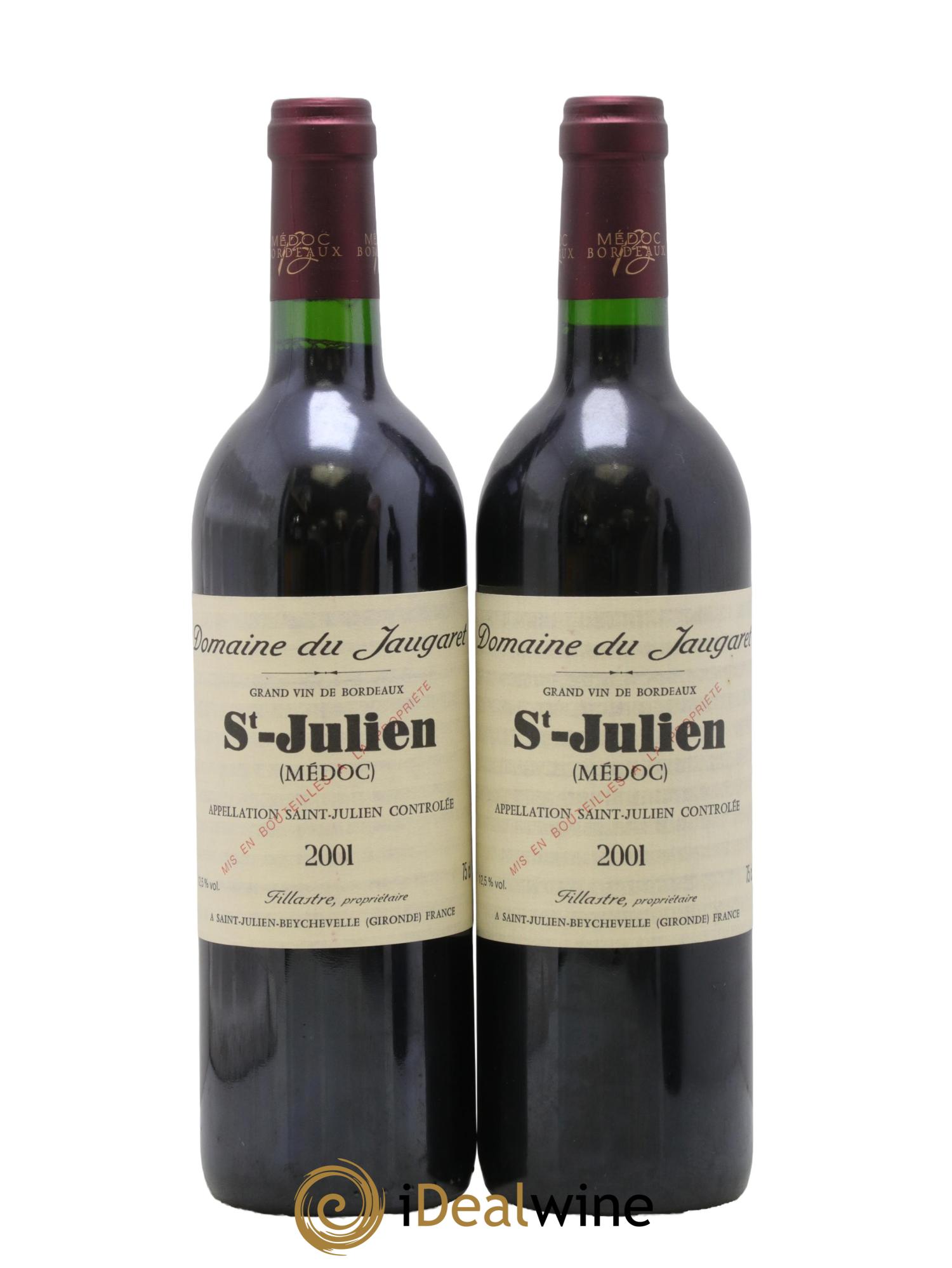 Domaine du Jaugaret 2001 - Posten von 2 Flaschen - 0