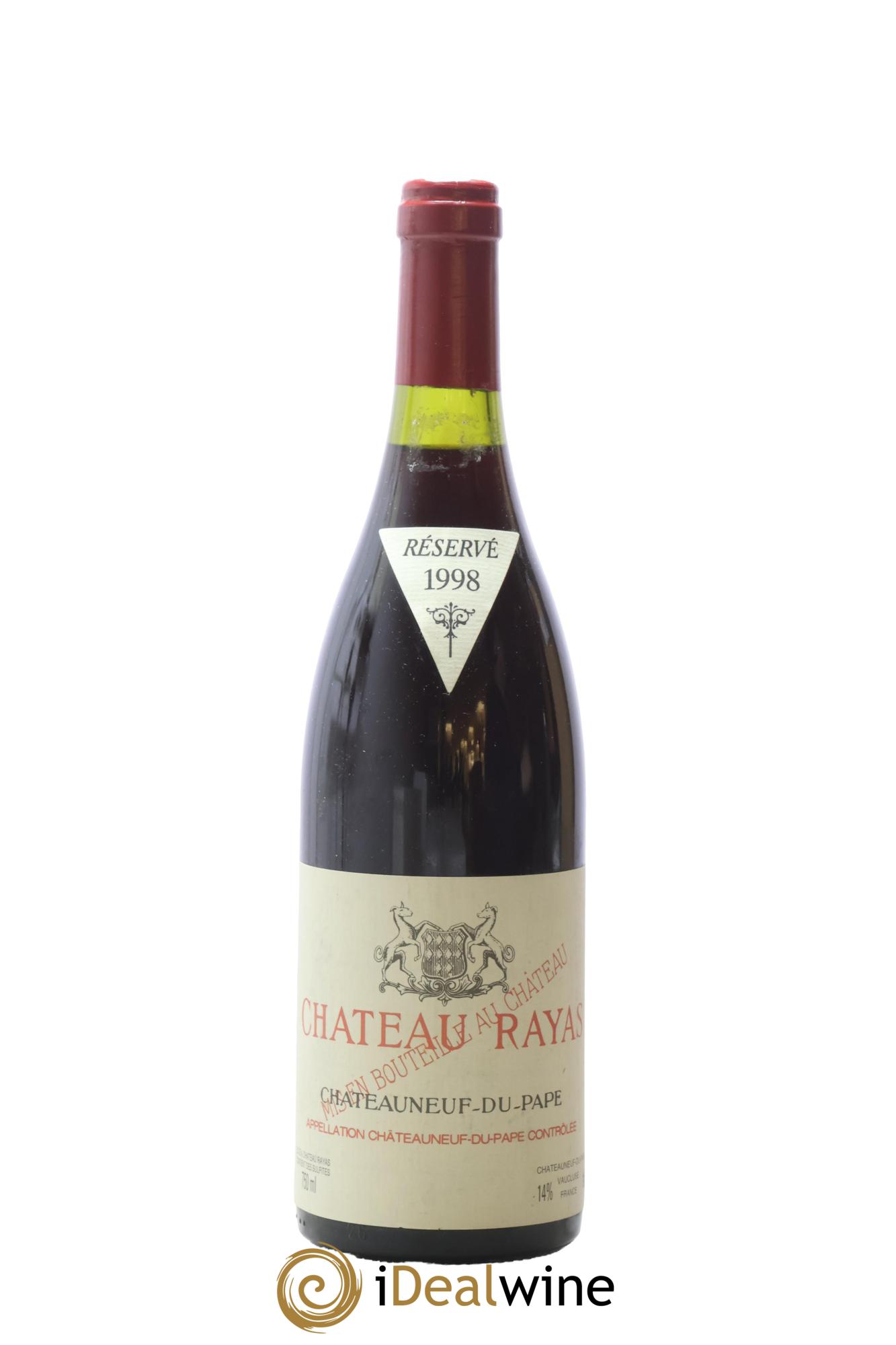 Châteauneuf-du-Pape Château Rayas Emmanuel Reynaud 1998 - Lot de 1 bouteille - 0