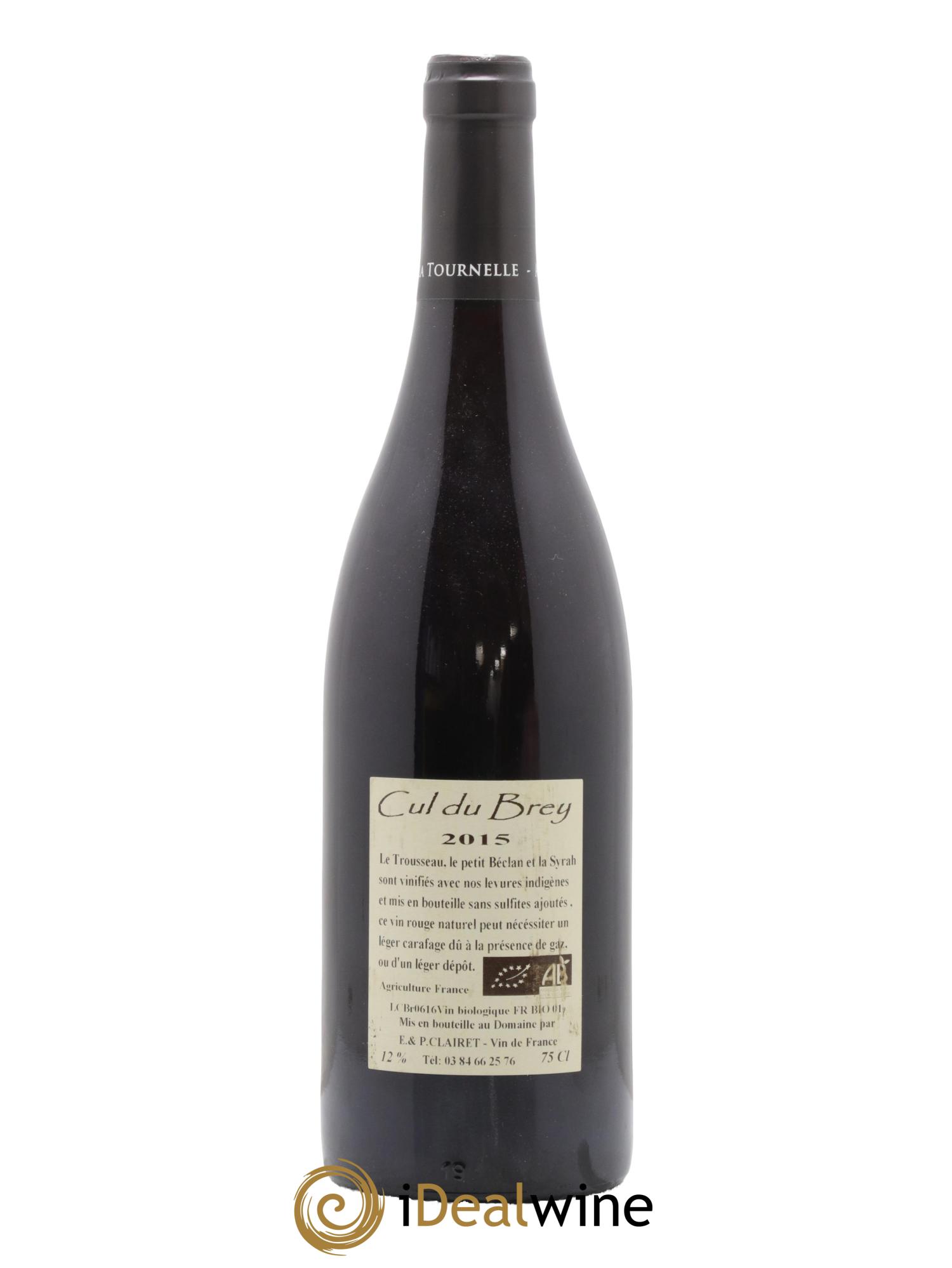 Vin de France Cul du Brey Domaine de la Tournelle 2015 - Posten von 1 Flasche - 1