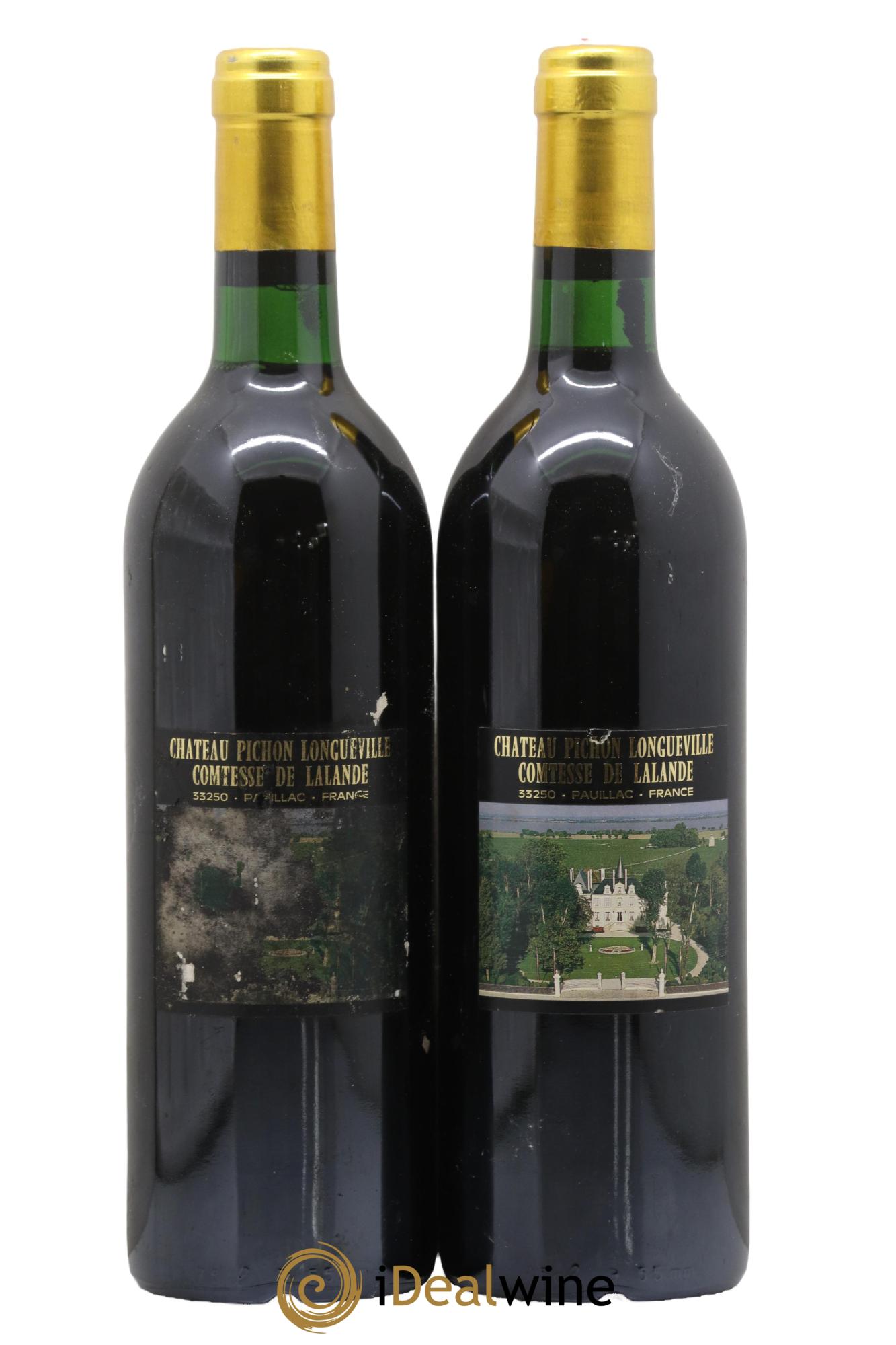 Château Pichon Longueville Comtesse de Lalande 2ème Grand Cru Classé 1989 - Lot de 2 bouteilles - 1
